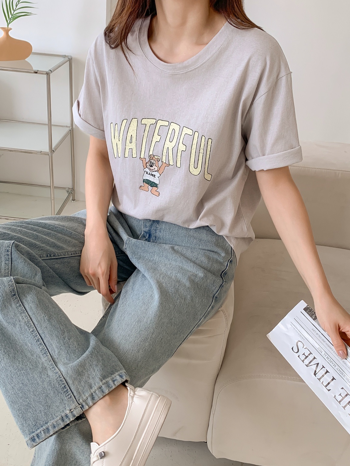 WATERFULアニマルプリント半袖Tシャツ | 詳細画像9