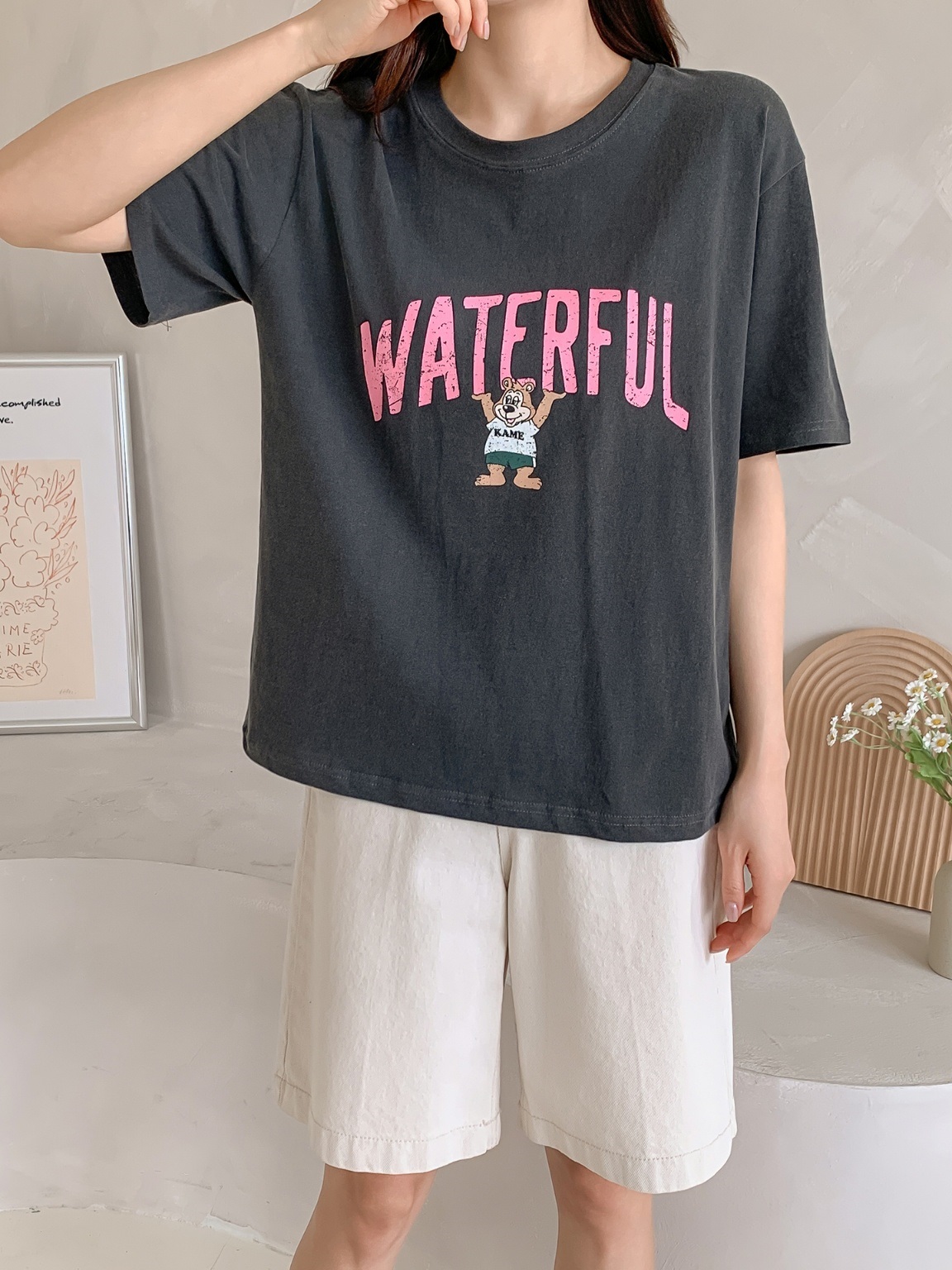 WATERFULアニマルプリント半袖Tシャツ | 詳細画像11