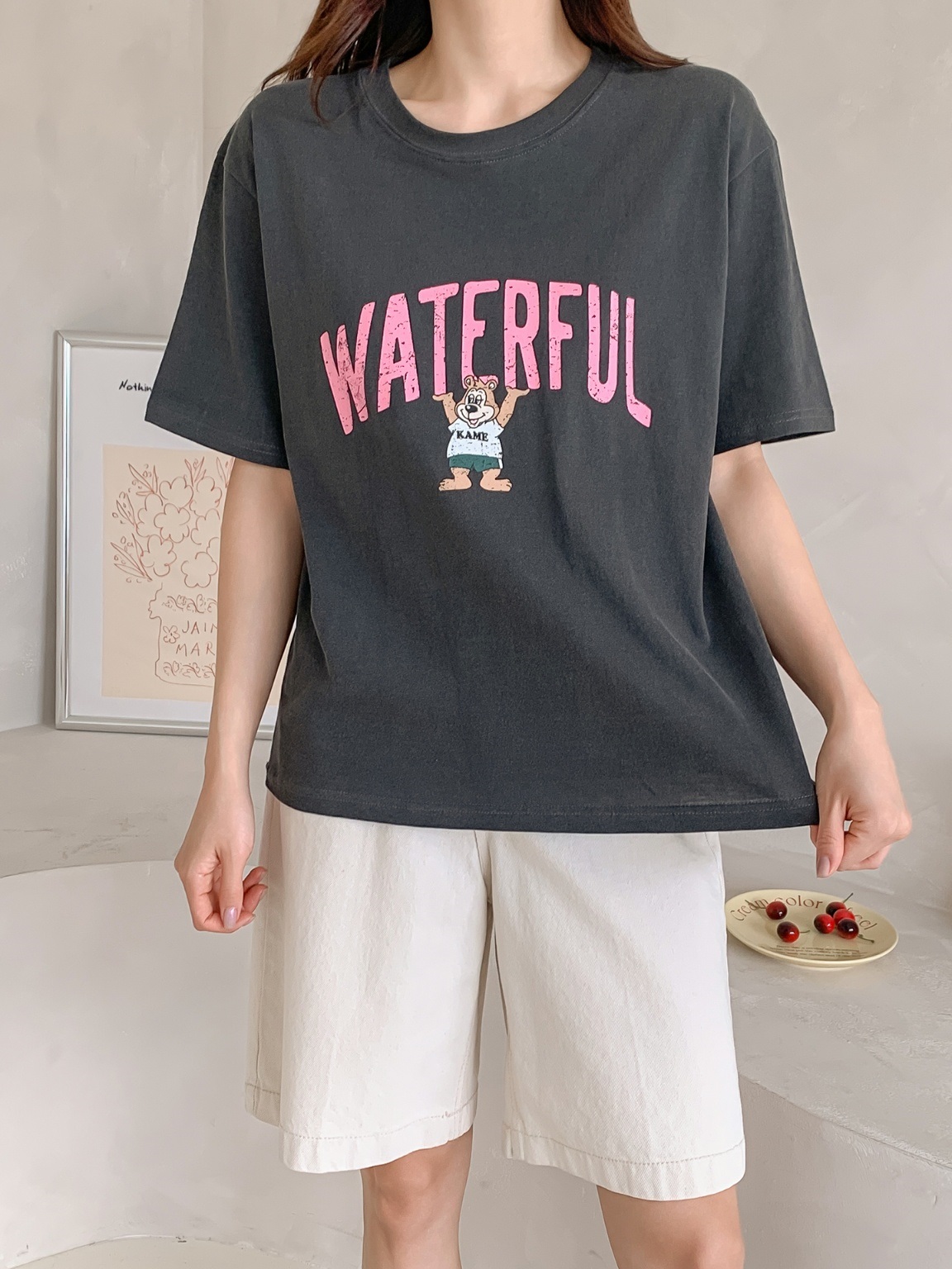 WATERFULアニマルプリント半袖Tシャツ | 詳細画像13