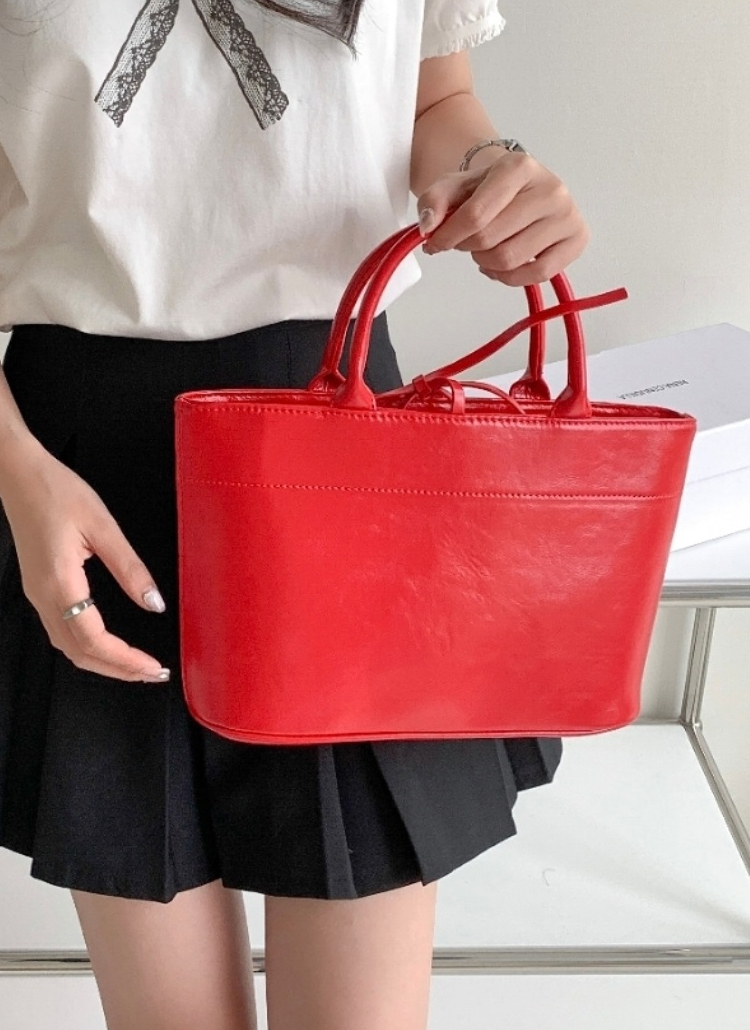 リボン台形トートバッグ | レディースファッション通販 - DHOLIC