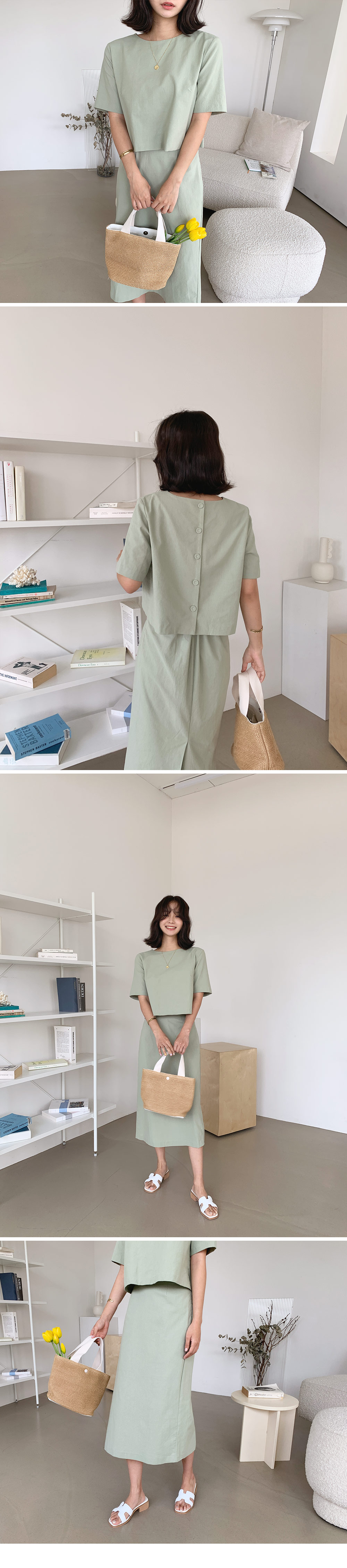 配色ラタンバッグ・全2色 | 詳細画像12