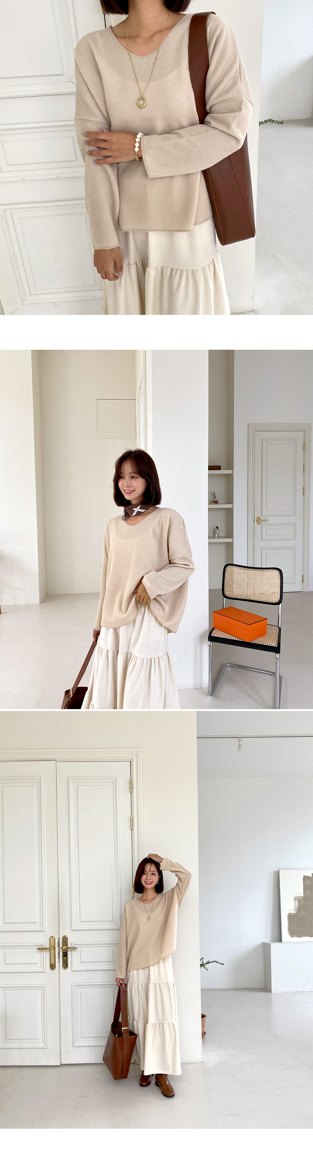 ポーチ付ビッグスクエアバッグ・全2色 | 詳細画像5