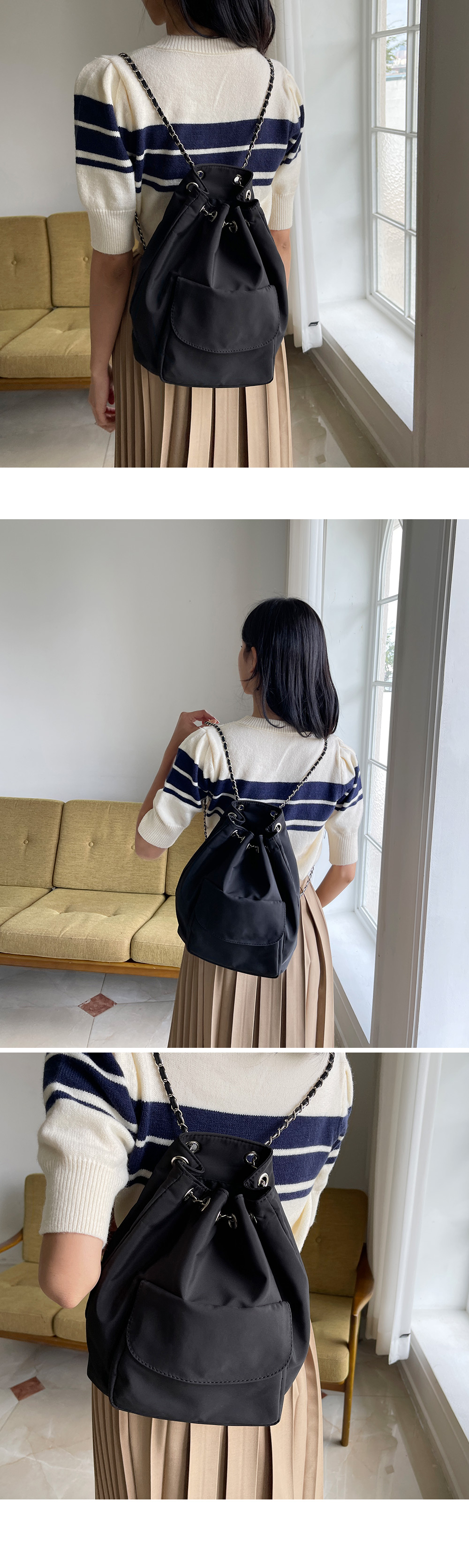 チェーンストラップバックパック・全1色 | 詳細画像3