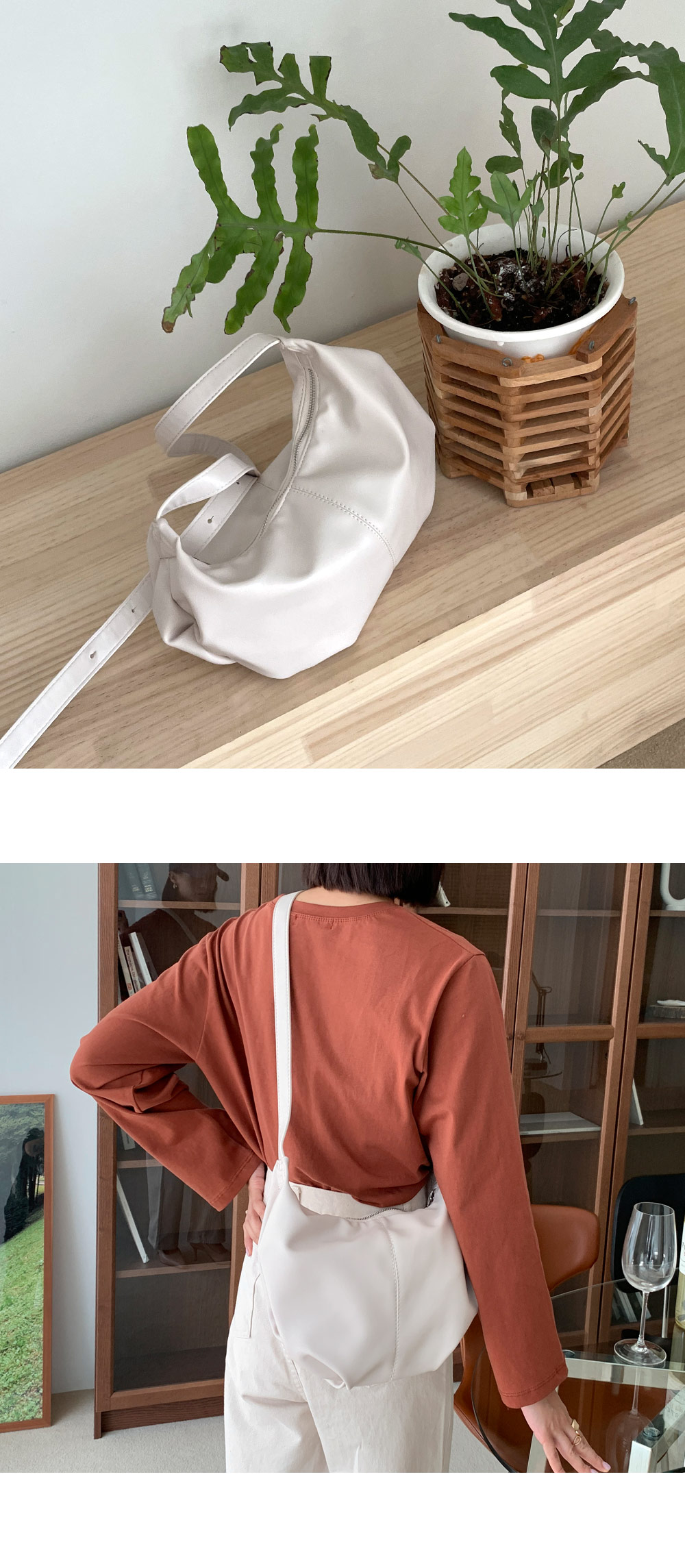 ハーフムーンクロスバッグ・全2色 | 詳細画像2