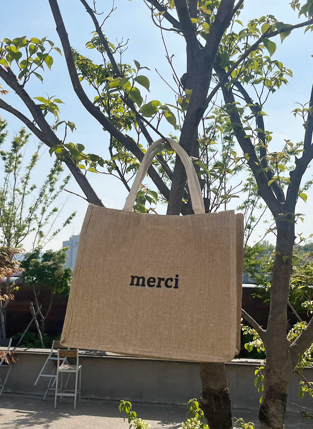中敷き付リネンmerciバッグ | 詳細画像9
