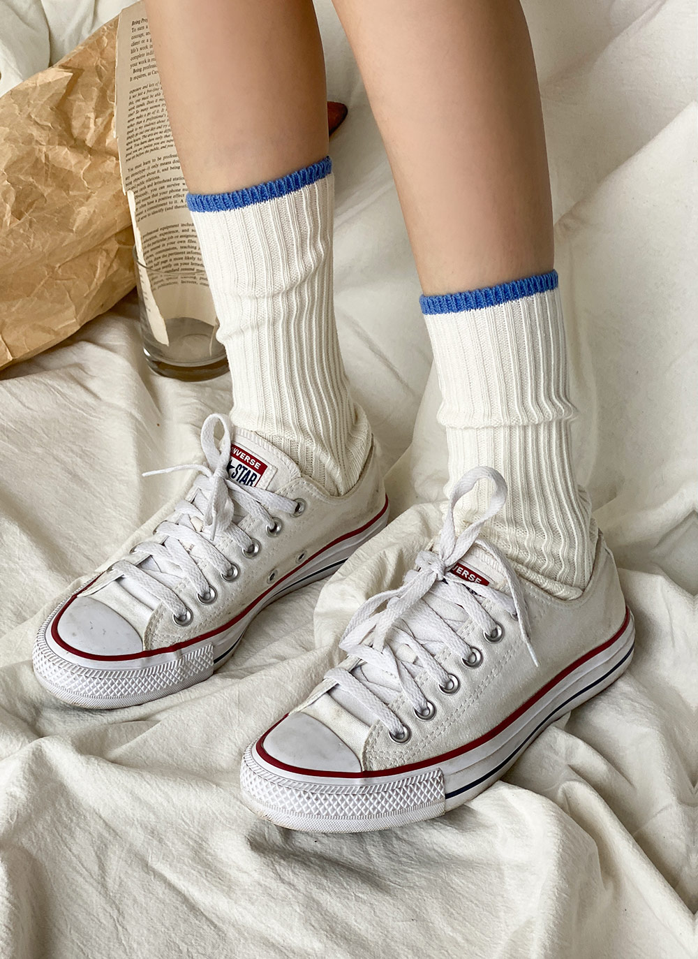 レタリング配色リブソックス | 詳細画像9