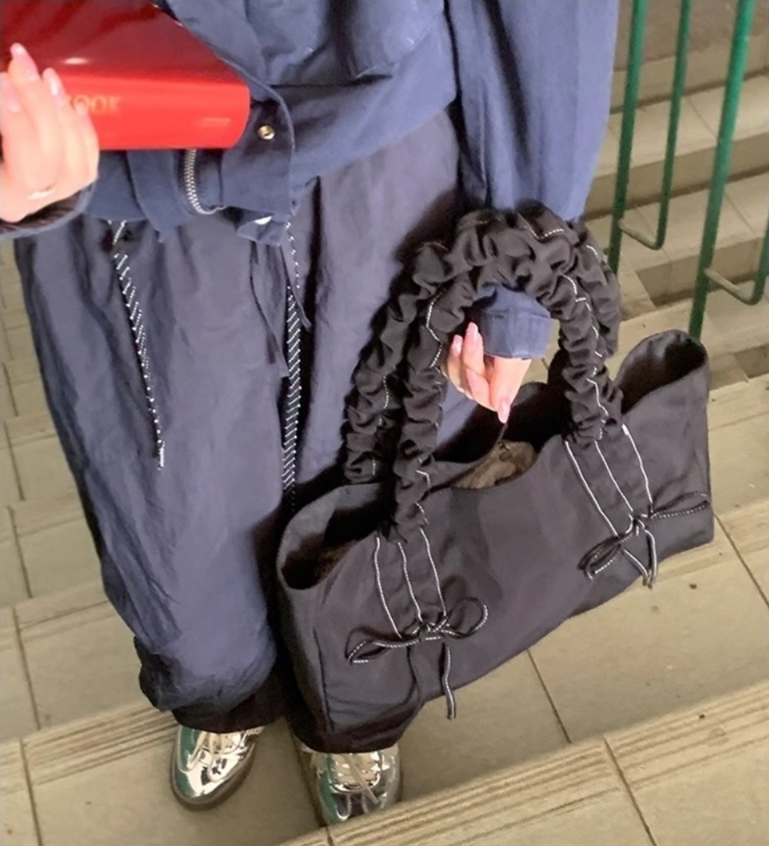 ドロストリボンフリルトートバッグ | 詳細画像9