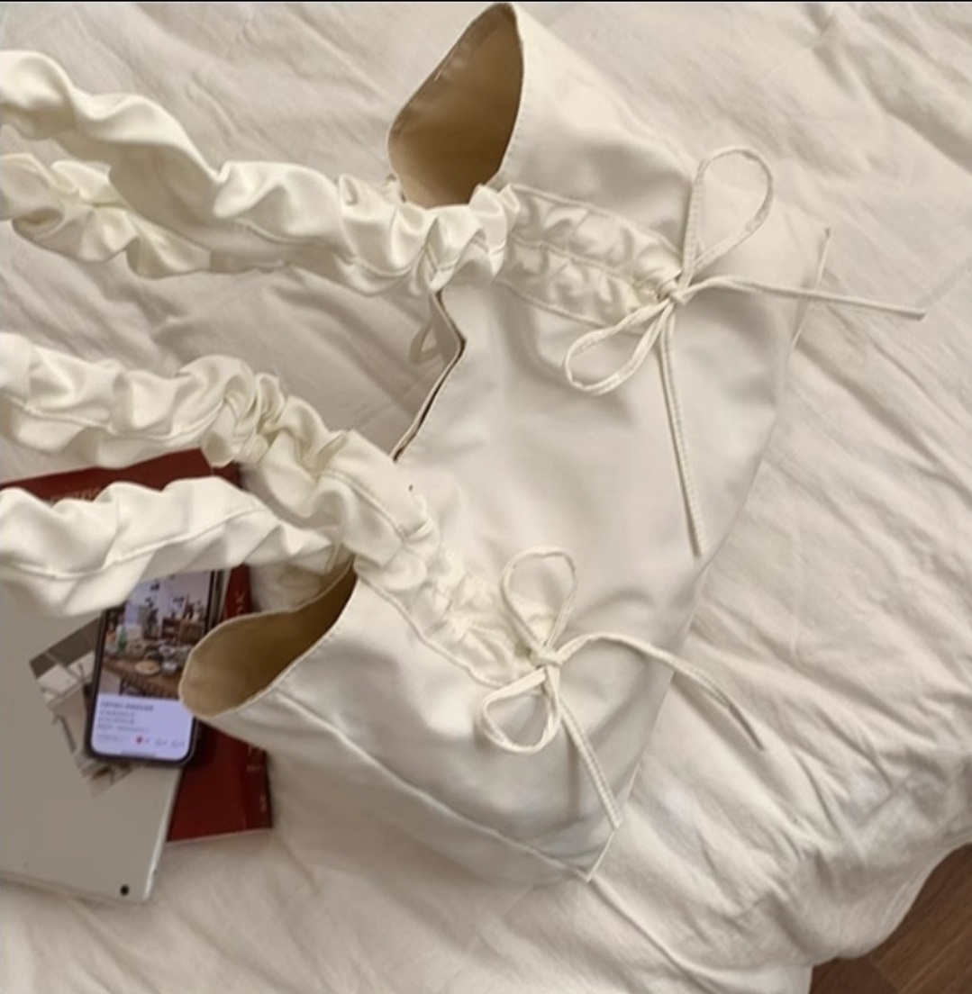 ドロストリボンフリルトートバッグ | 詳細画像19