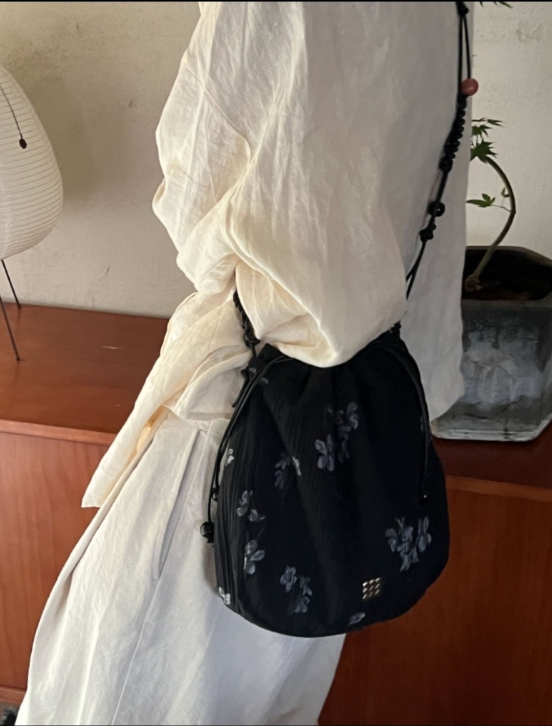 花柄ビーズドロストショルダーバッグ | 詳細画像10