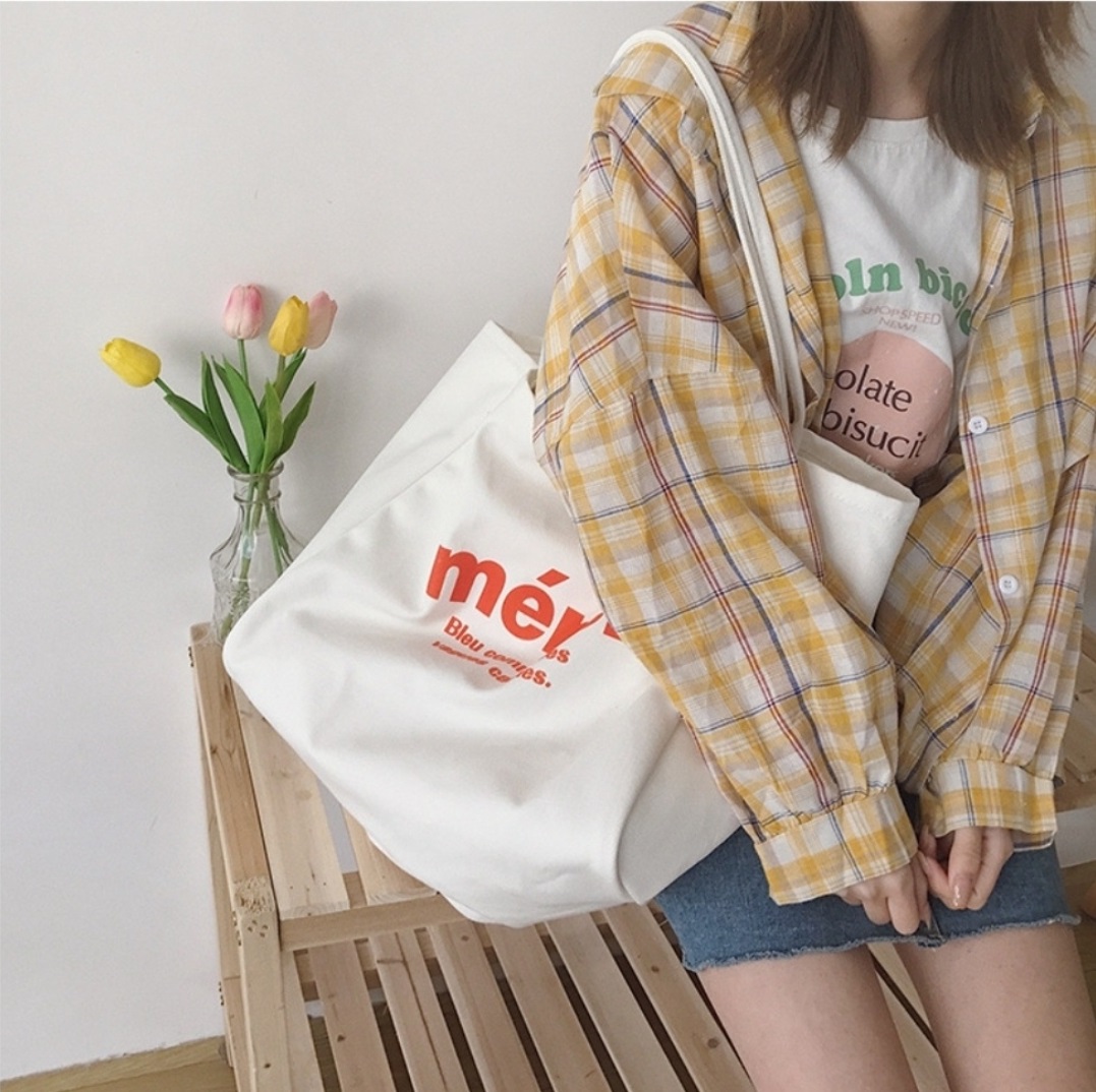 mérciロゴビッグトートバッグ | 詳細画像5