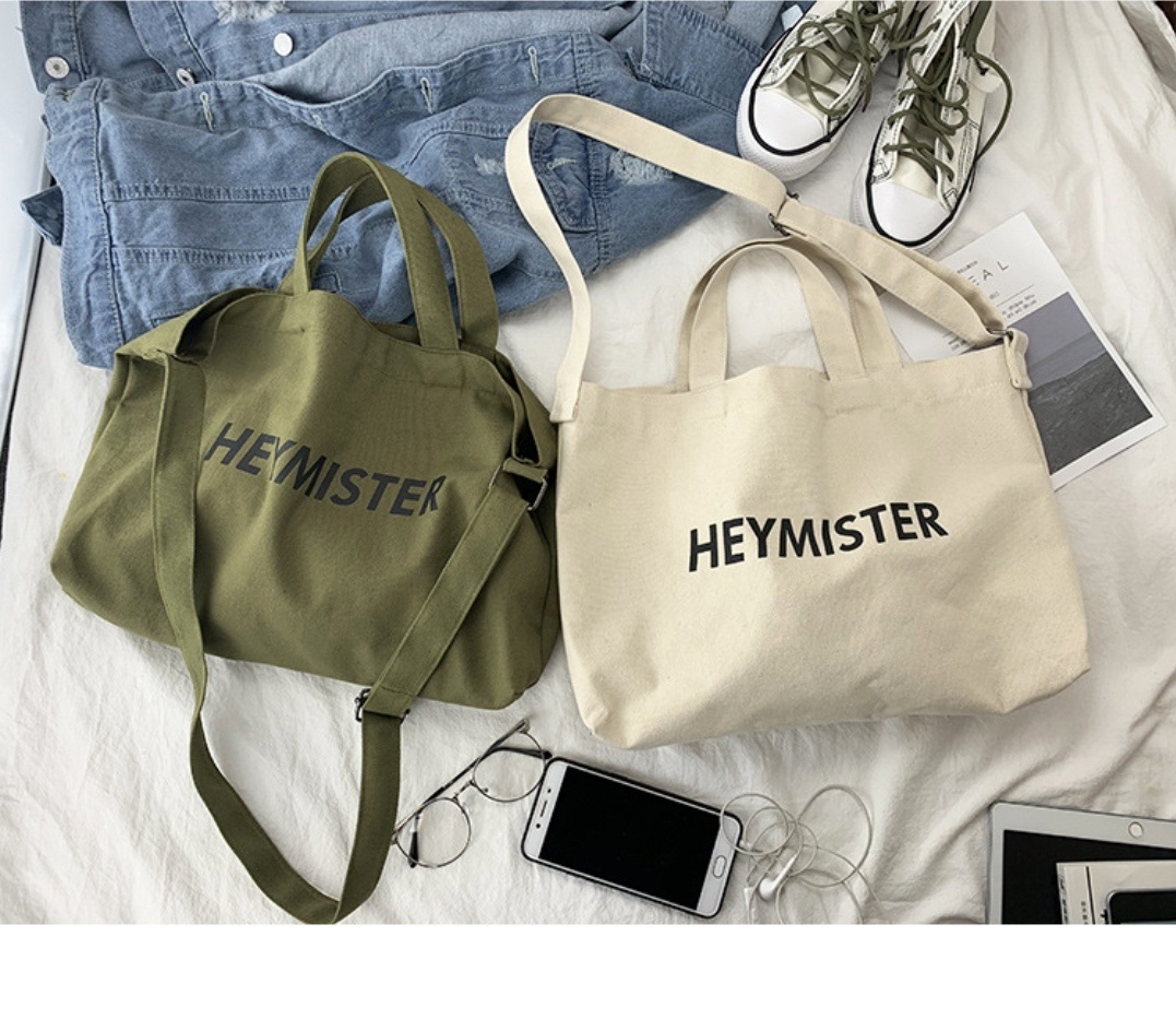 2WAYキャンバスHEYMISTERロゴバッグ | 詳細画像11