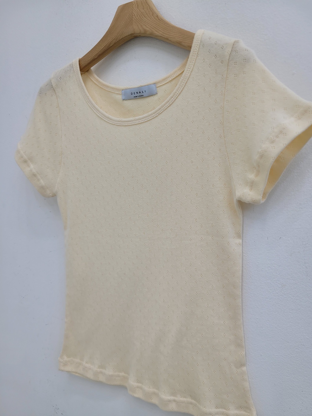 Uネックパンチング半袖Tシャツ | 詳細画像8