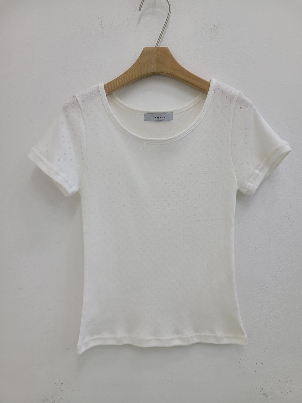 Uネックパンチング半袖Tシャツ | 詳細画像11