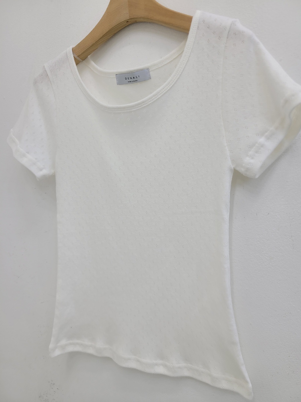 Uネックパンチング半袖Tシャツ | 詳細画像12