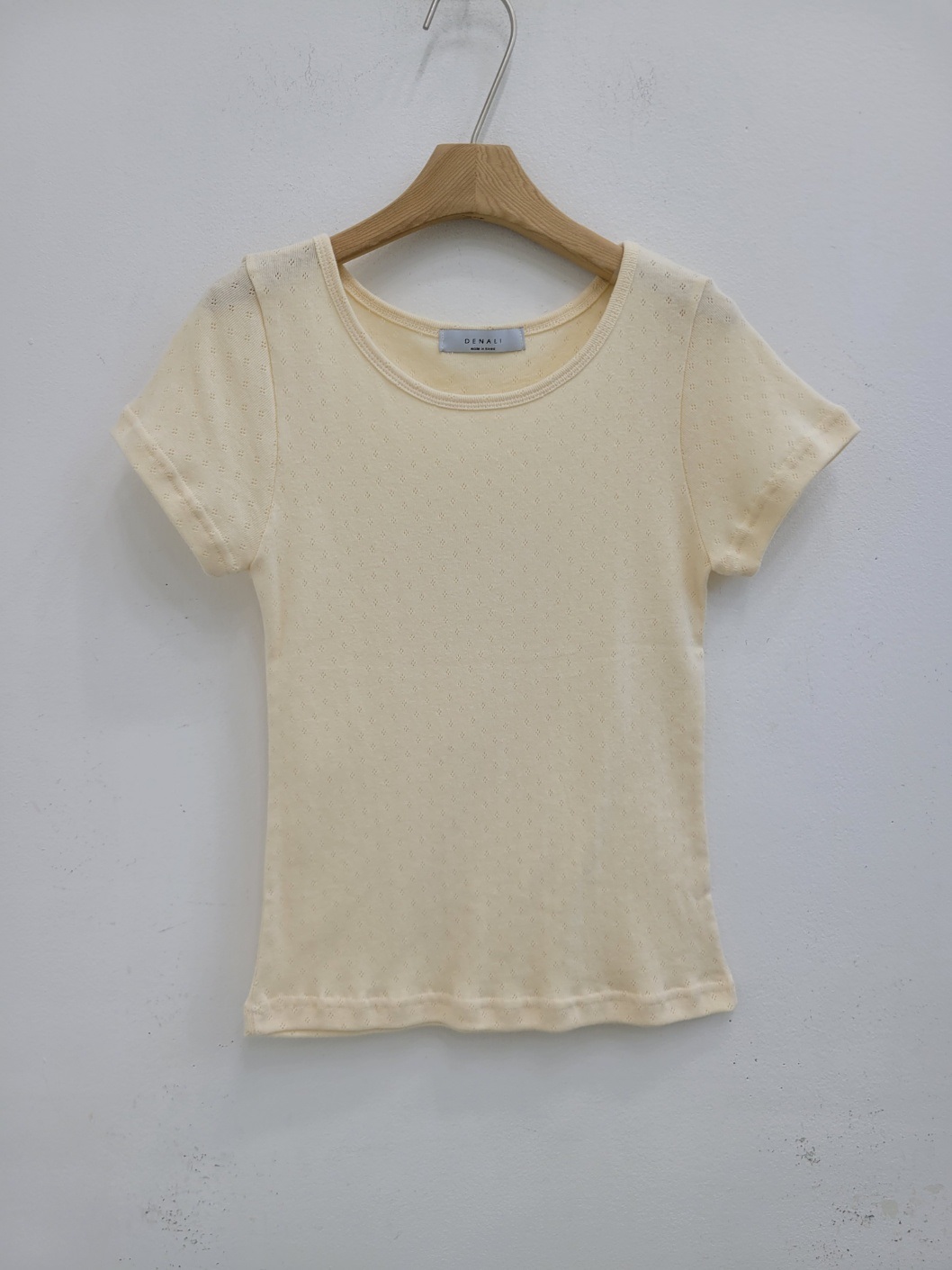 Uネックパンチング半袖Tシャツ | 詳細画像15