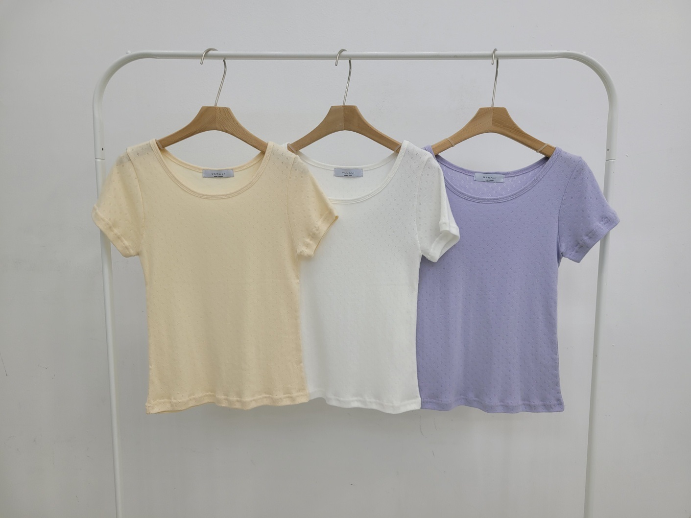 Uネックパンチング半袖Tシャツ | 詳細画像18