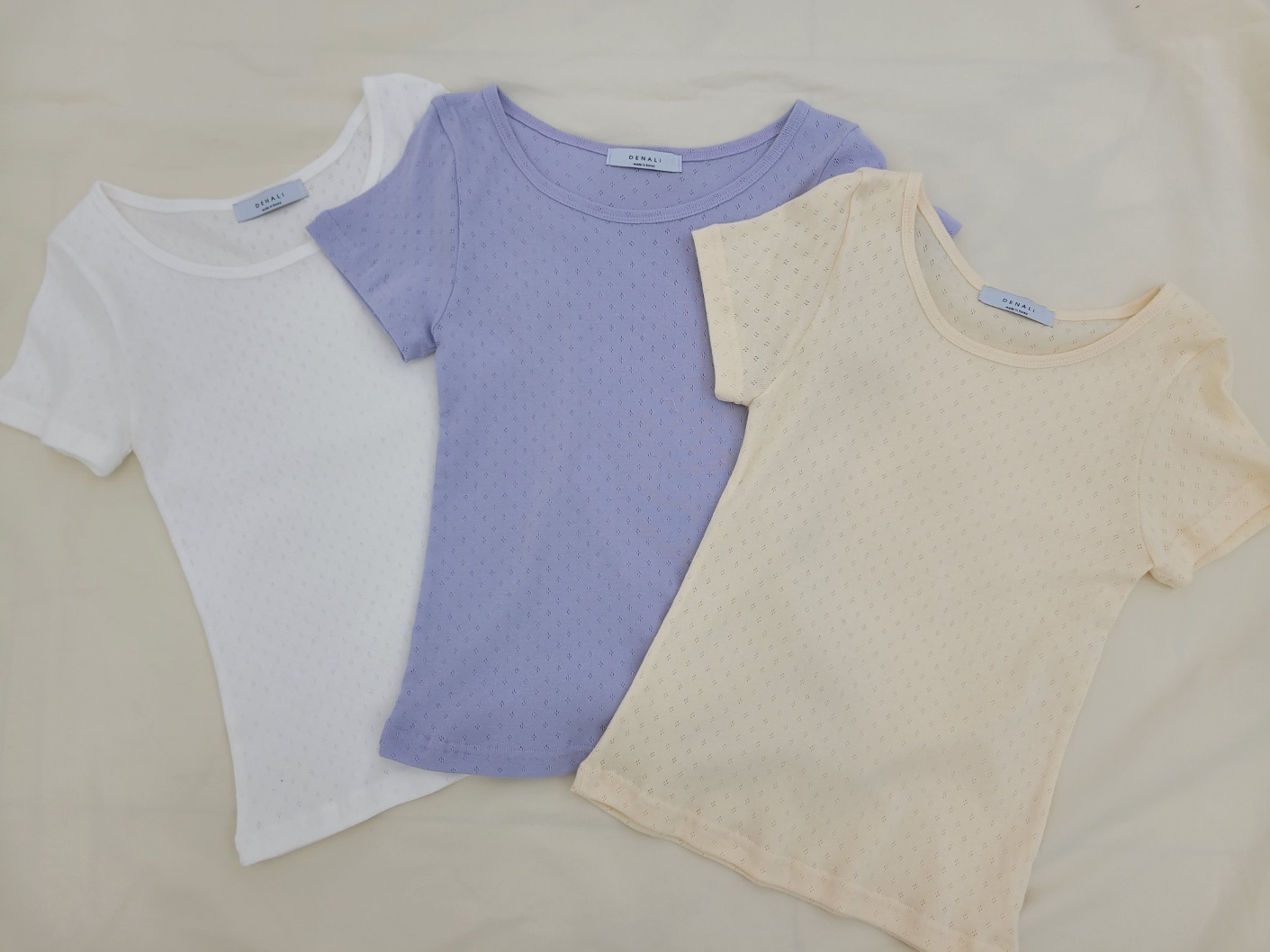 Uネックパンチング半袖Tシャツ | 詳細画像20