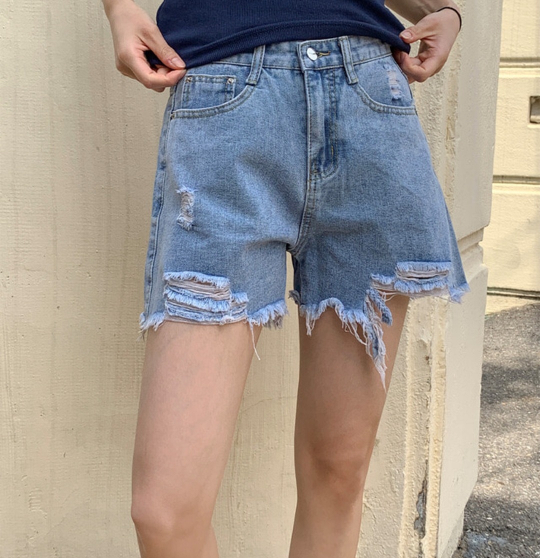 ダメージショートデニムパンツ | 詳細画像2