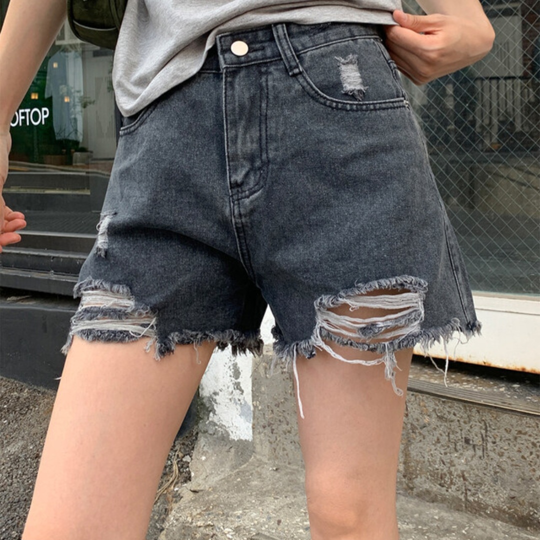 ダメージショートデニムパンツ | 詳細画像7