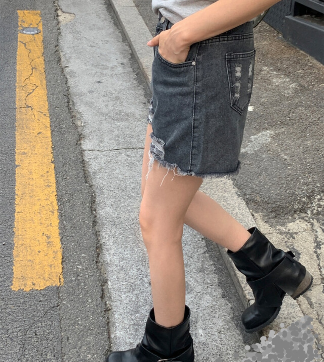 ダメージショートデニムパンツ | 詳細画像9