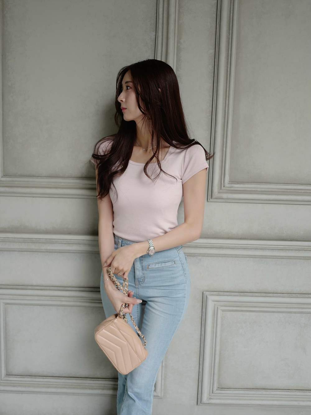 2TYPEクロップド半袖Tシャツ | 詳細画像5