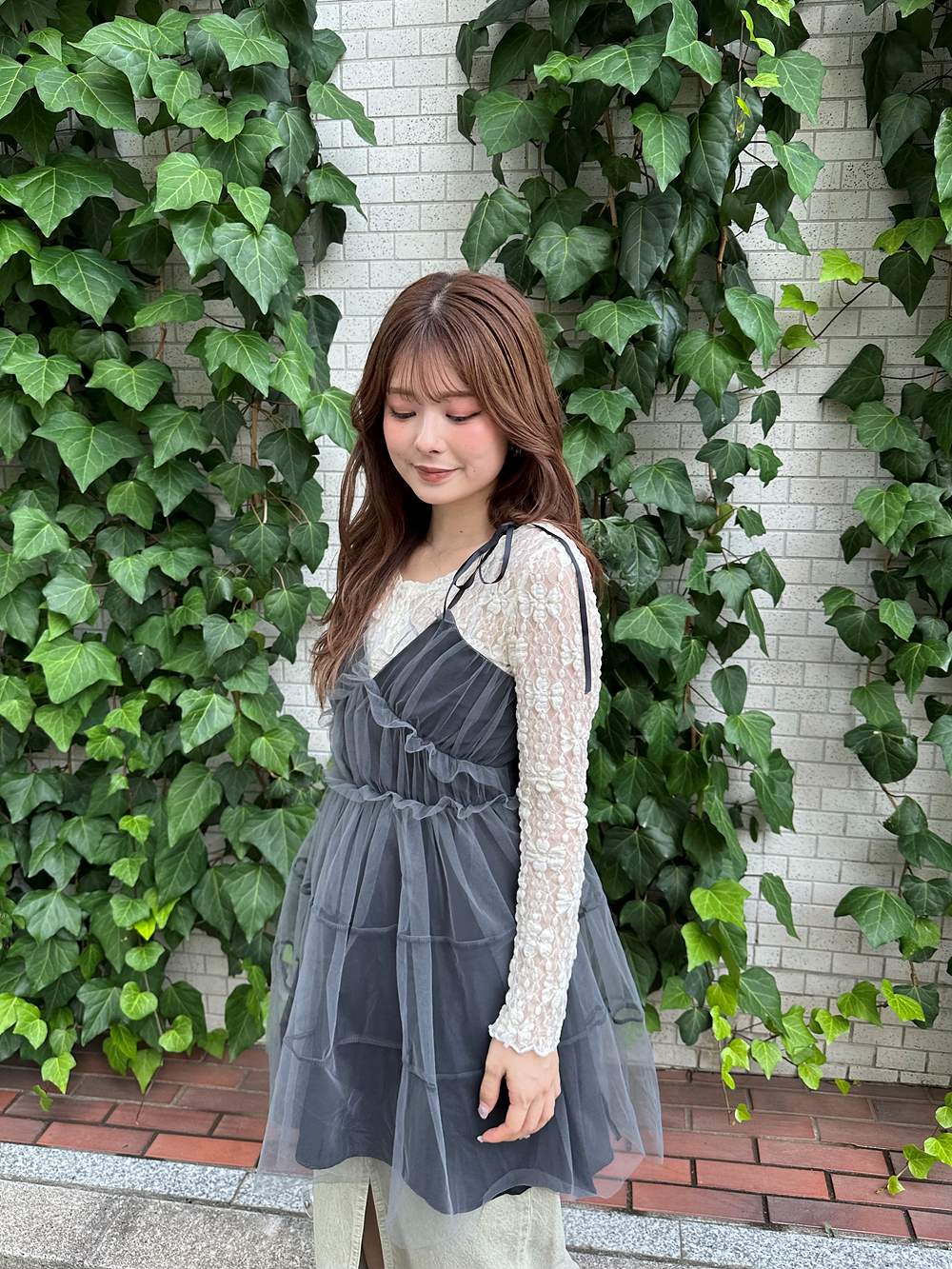 チュールティアードビスチェミニワンピース | 詳細画像4