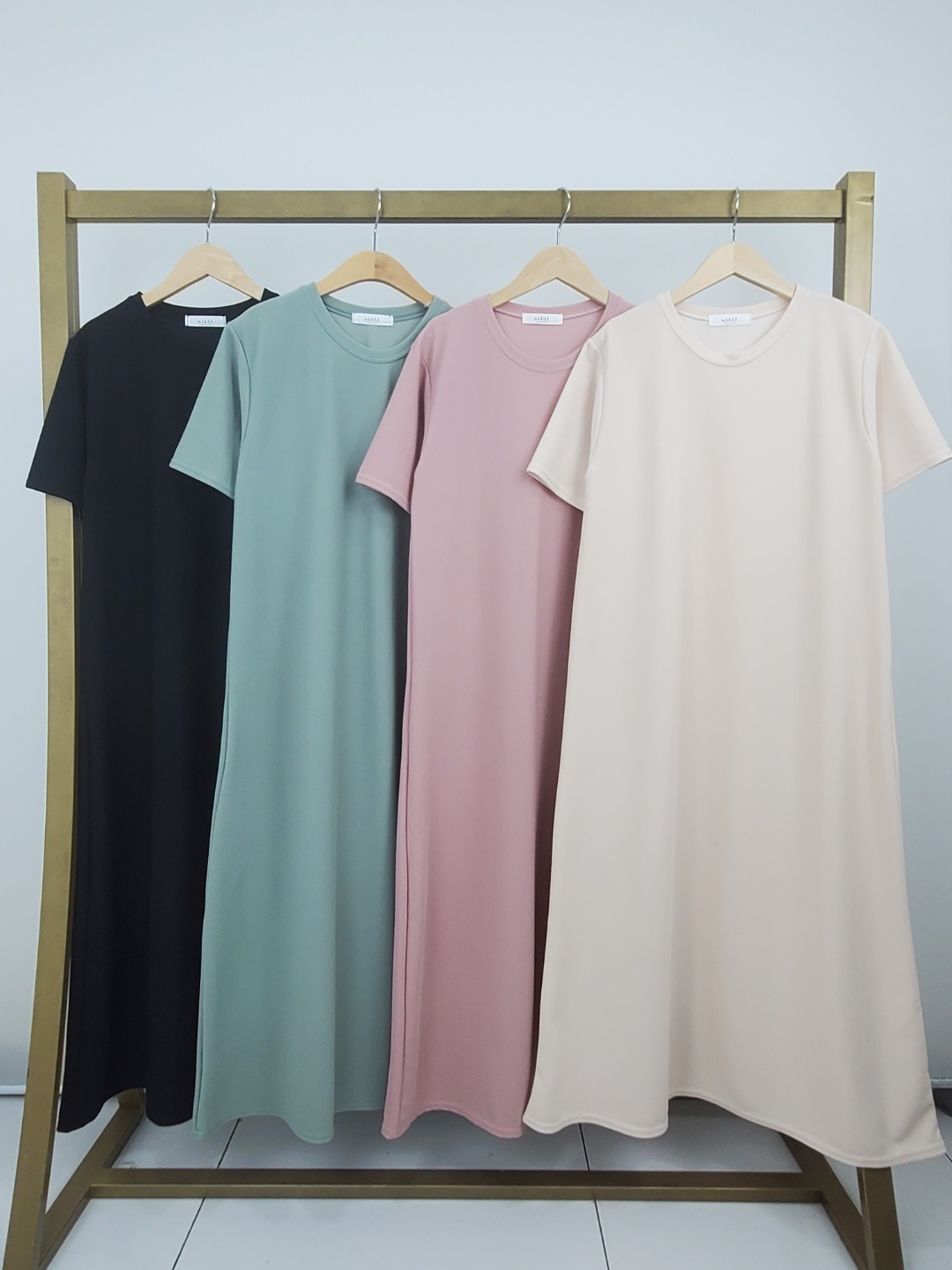 リンクル半袖Tシャツワンピース | 詳細画像10