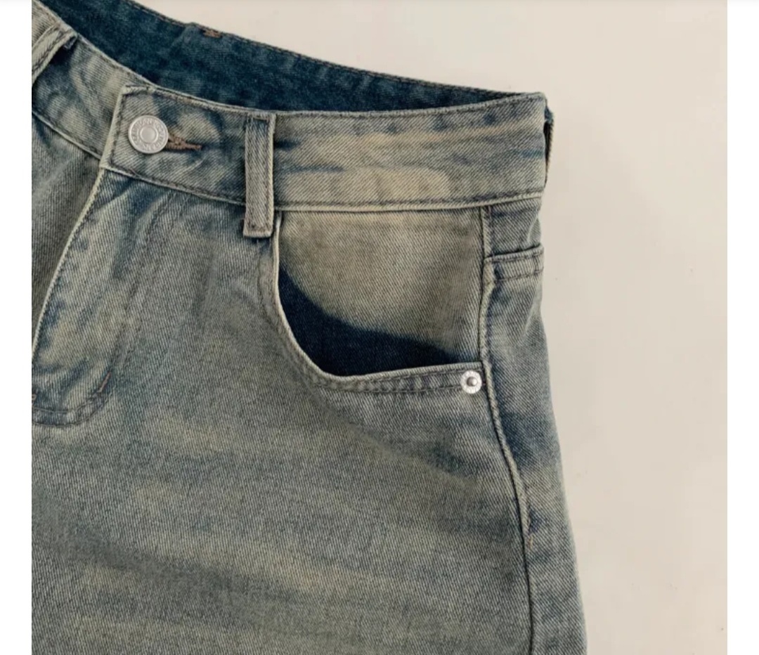 カットオフワイドハーフデニムパンツ | 詳細画像12