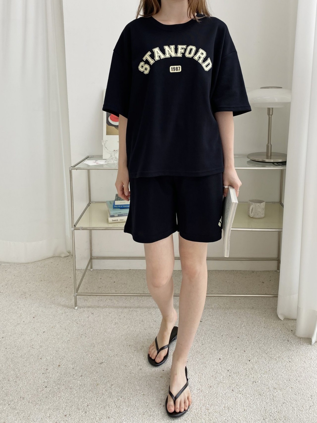 STANDARD半袖Tシャツ&ウエストゴムハーフパンツSET | 詳細画像3
