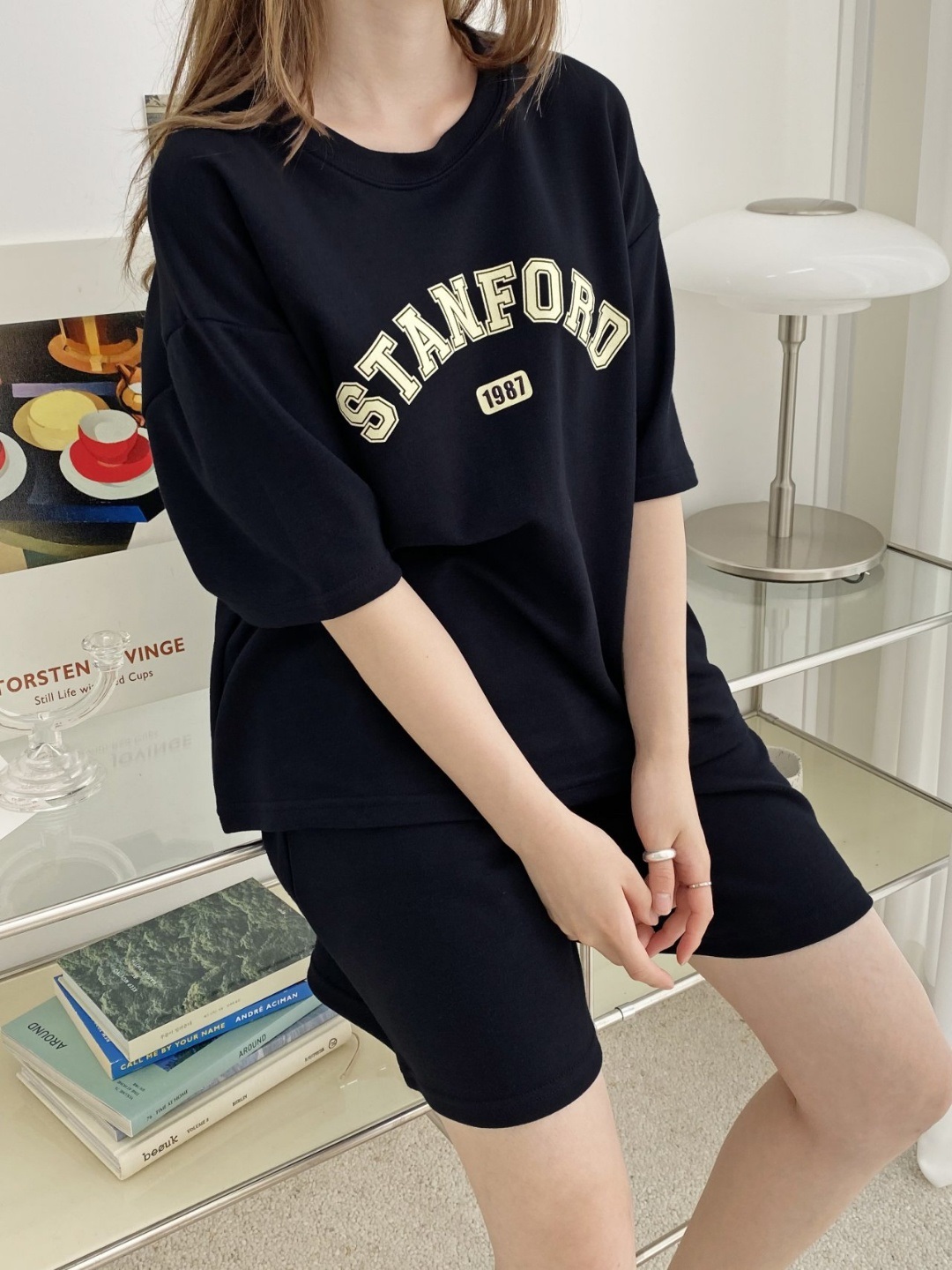STANDARD半袖Tシャツ&ウエストゴムハーフパンツSET | 詳細画像5