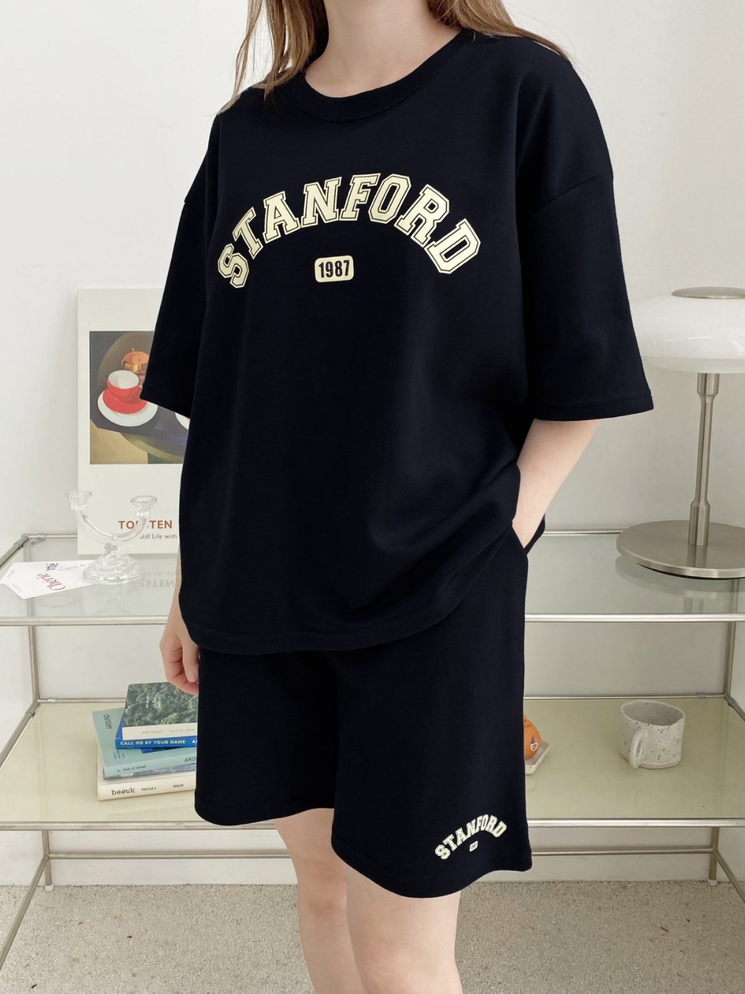 STANDARD半袖Tシャツ&ウエストゴムハーフパンツSET | 詳細画像8