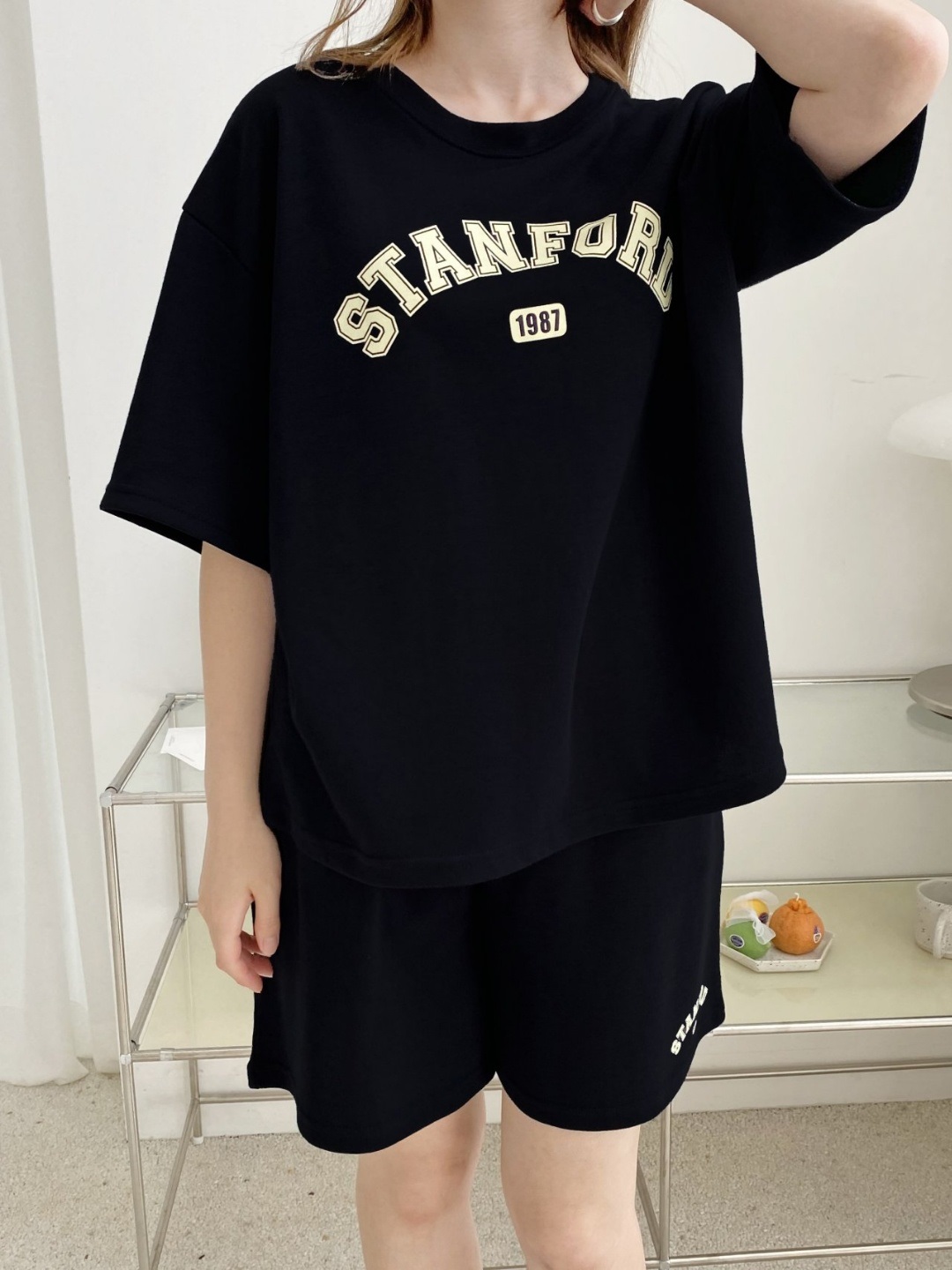 STANDARD半袖Tシャツ&ウエストゴムハーフパンツSET | 詳細画像9