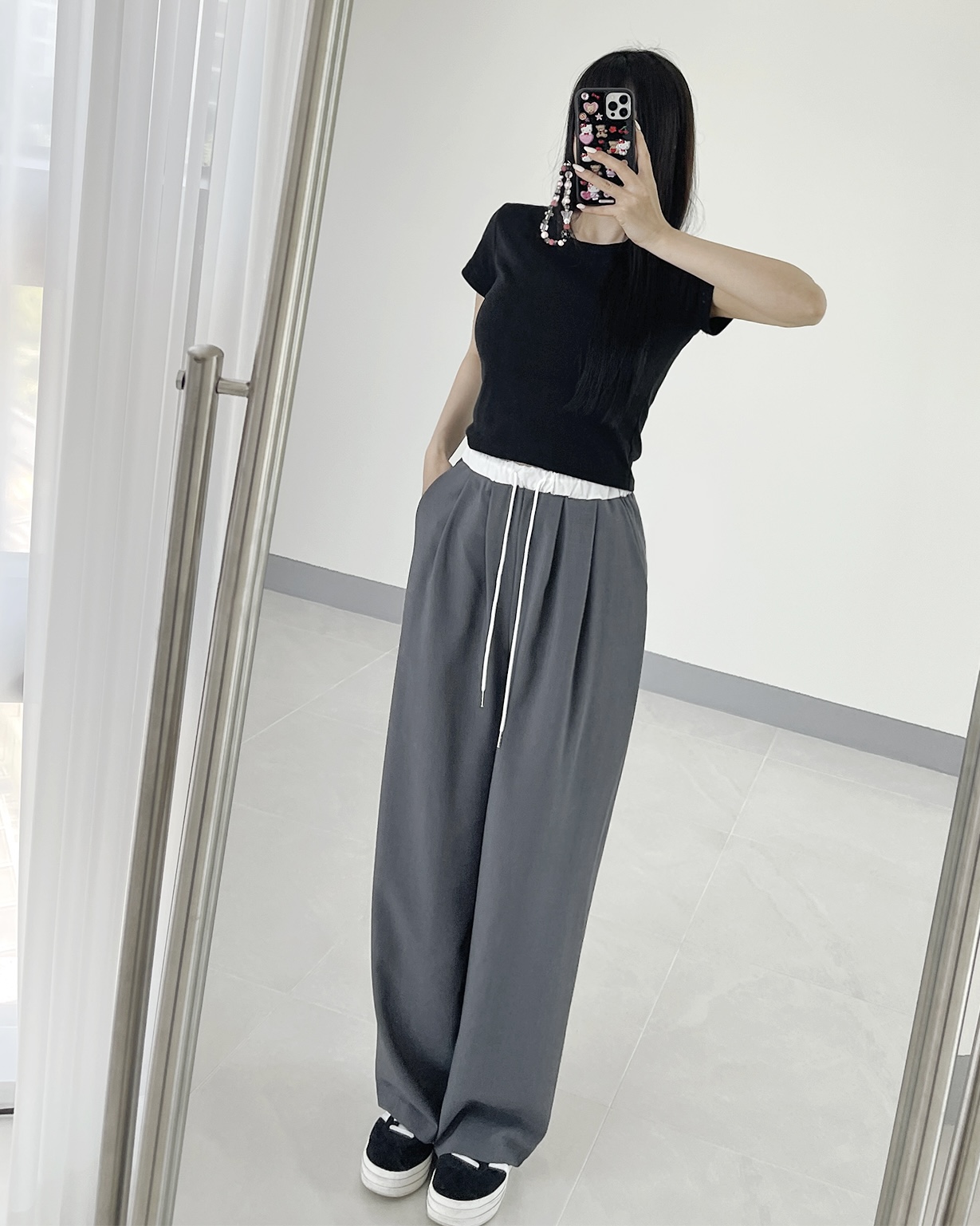 配色ドロストタックスラックス | 詳細画像4