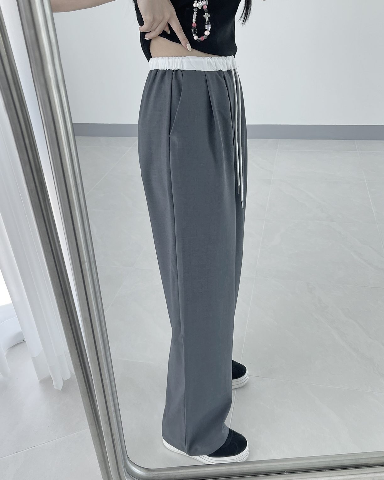 配色ドロストタックスラックス | 詳細画像5