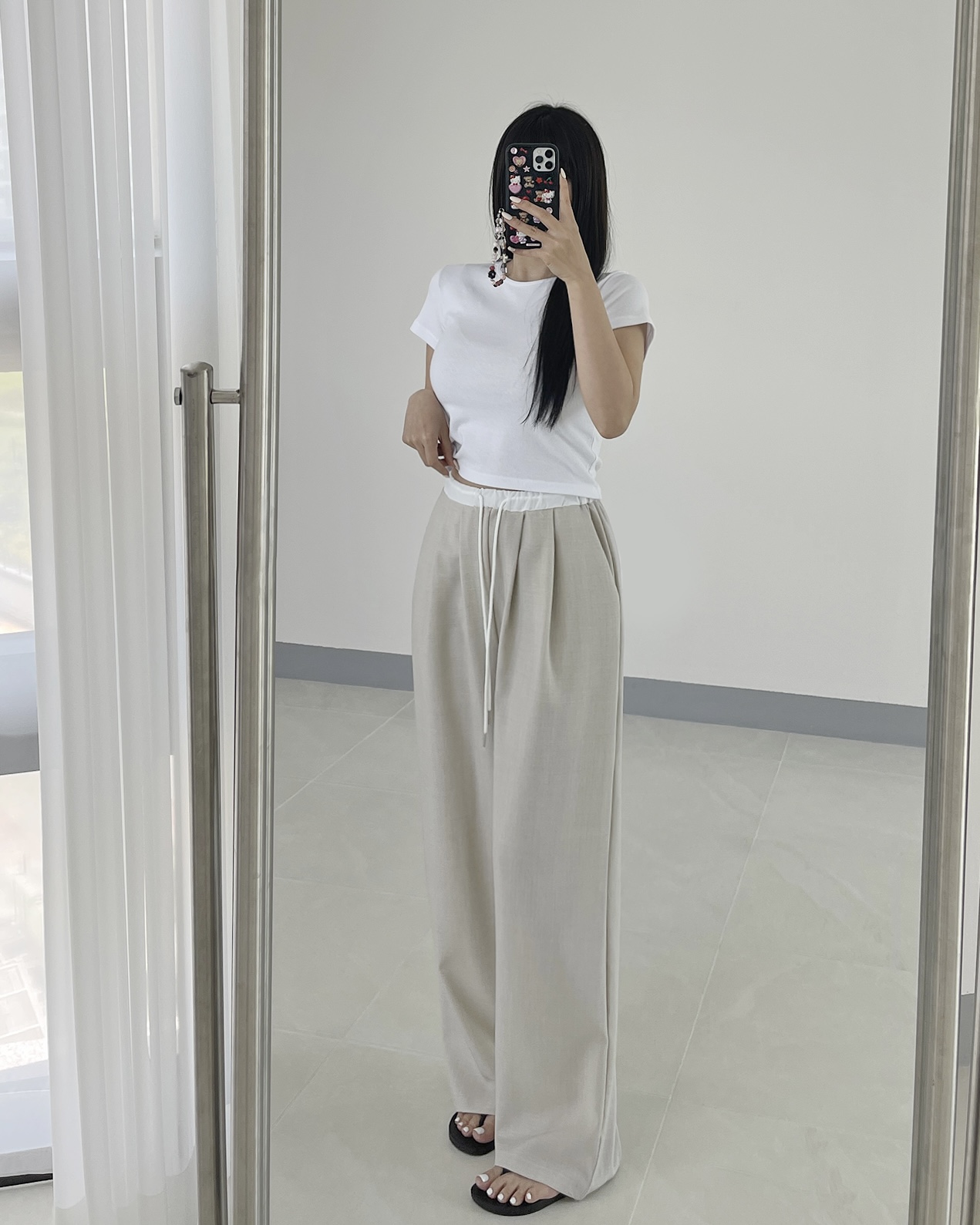 配色ドロストタックスラックス | 詳細画像8