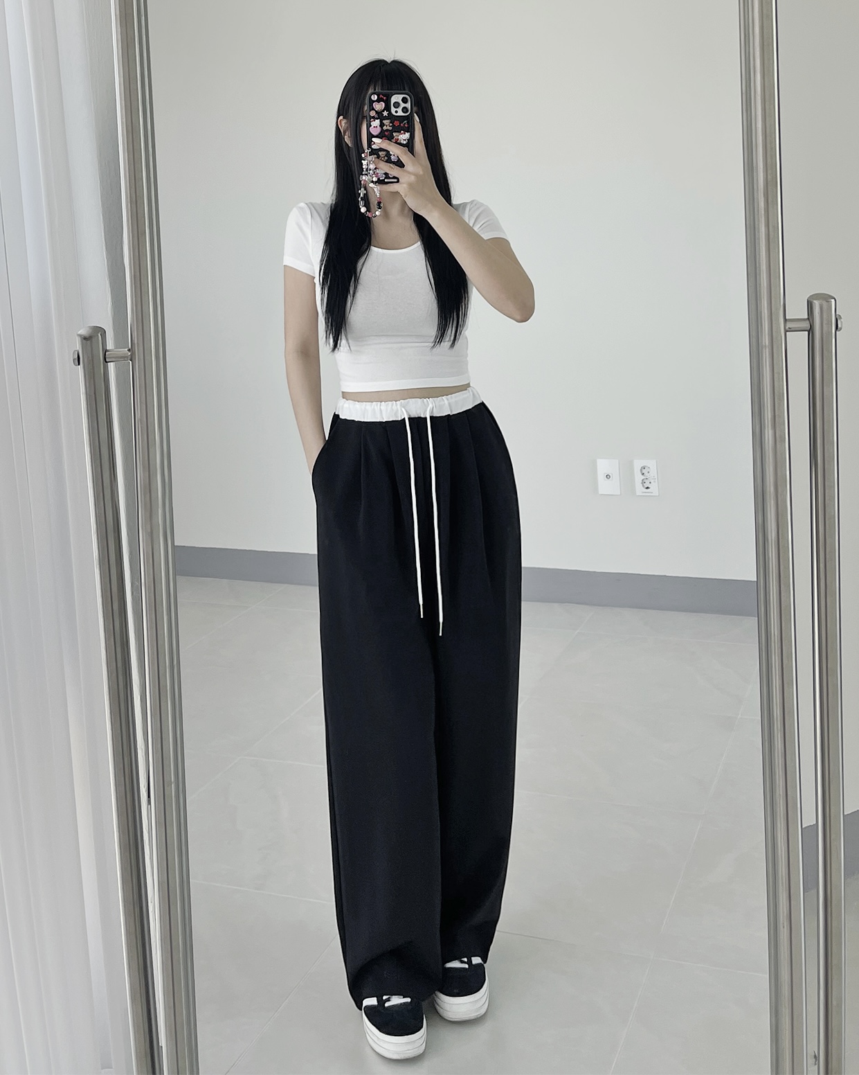 配色ドロストタックスラックス | 詳細画像10