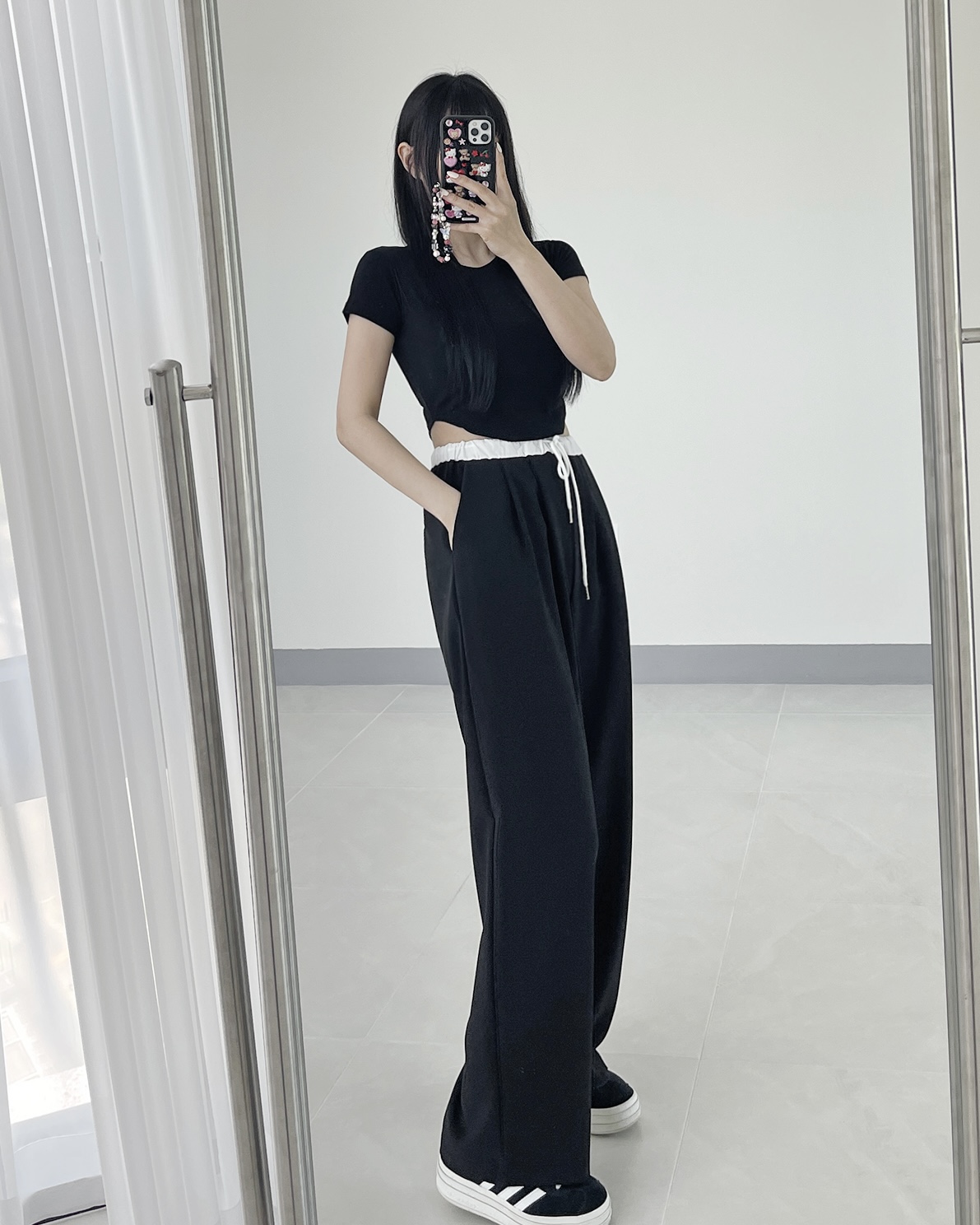 配色ドロストタックスラックス | 詳細画像11