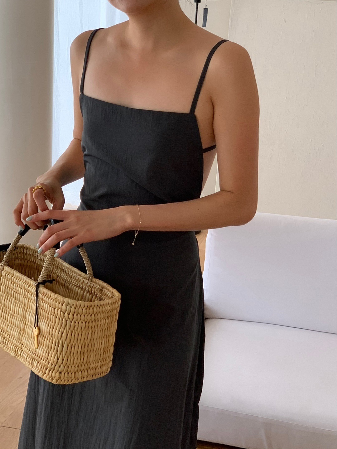 バックレスリボンスクエアキャミワンピース | 詳細画像7