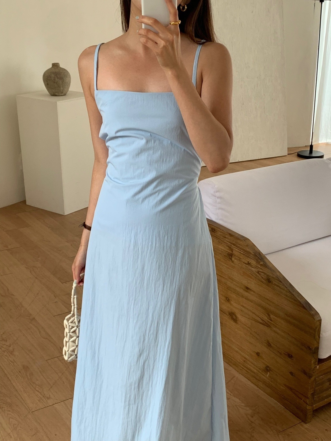 バックレスリボンスクエアキャミワンピース | 詳細画像10