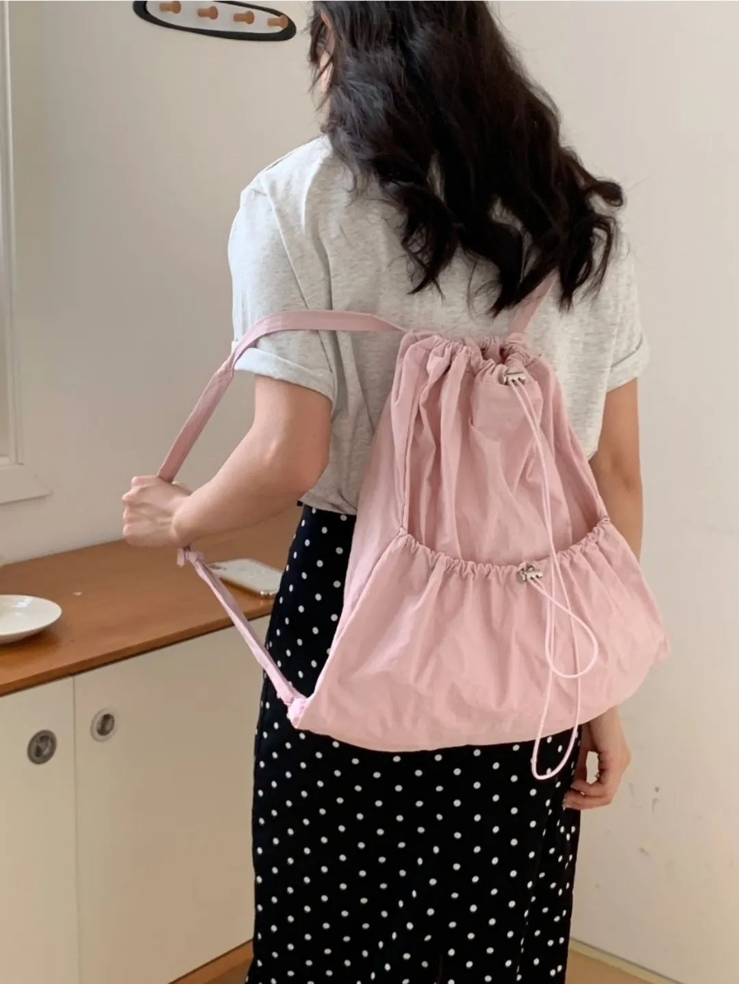 ドローコードポケットバックパック | 詳細画像1