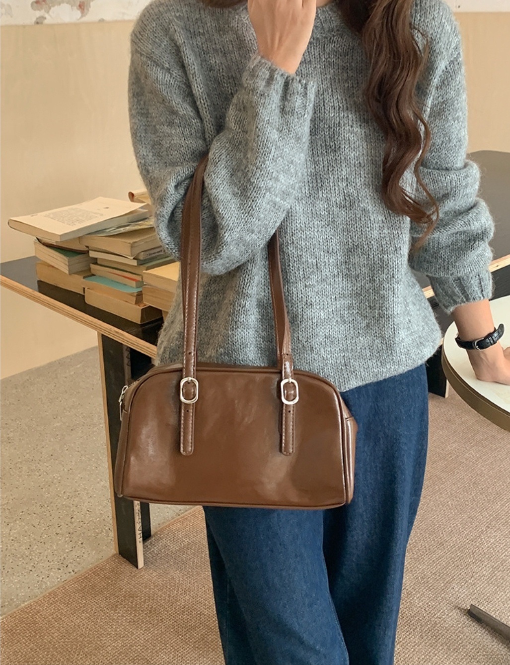 バックルハンドル台形バッグ | 詳細画像4