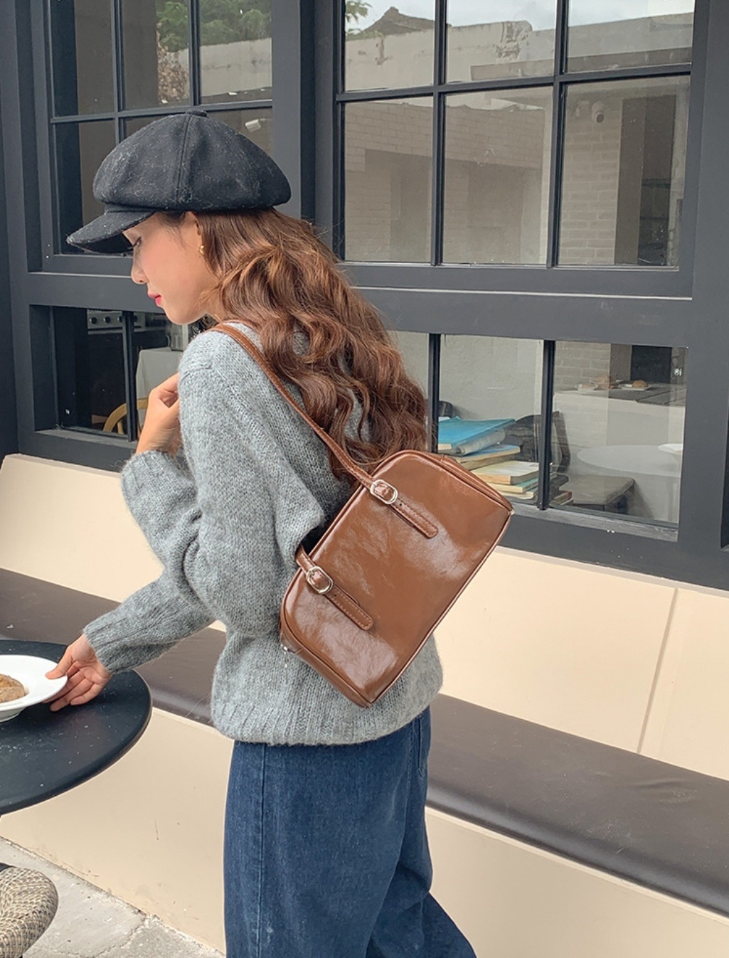 バックルハンドル台形バッグ | 詳細画像6