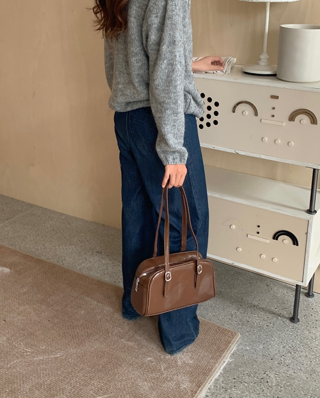 バックルハンドル台形バッグ | 詳細画像7