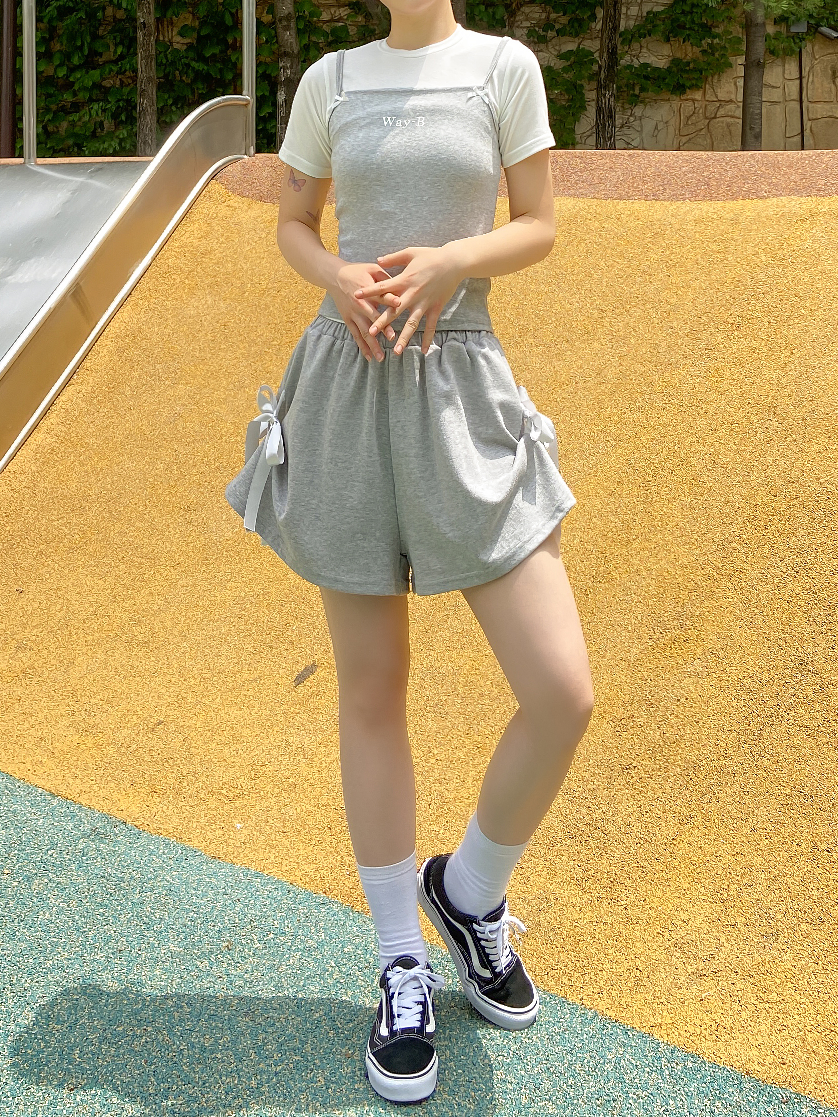 サイドリボンスウェットショートパンツ | 詳細画像11