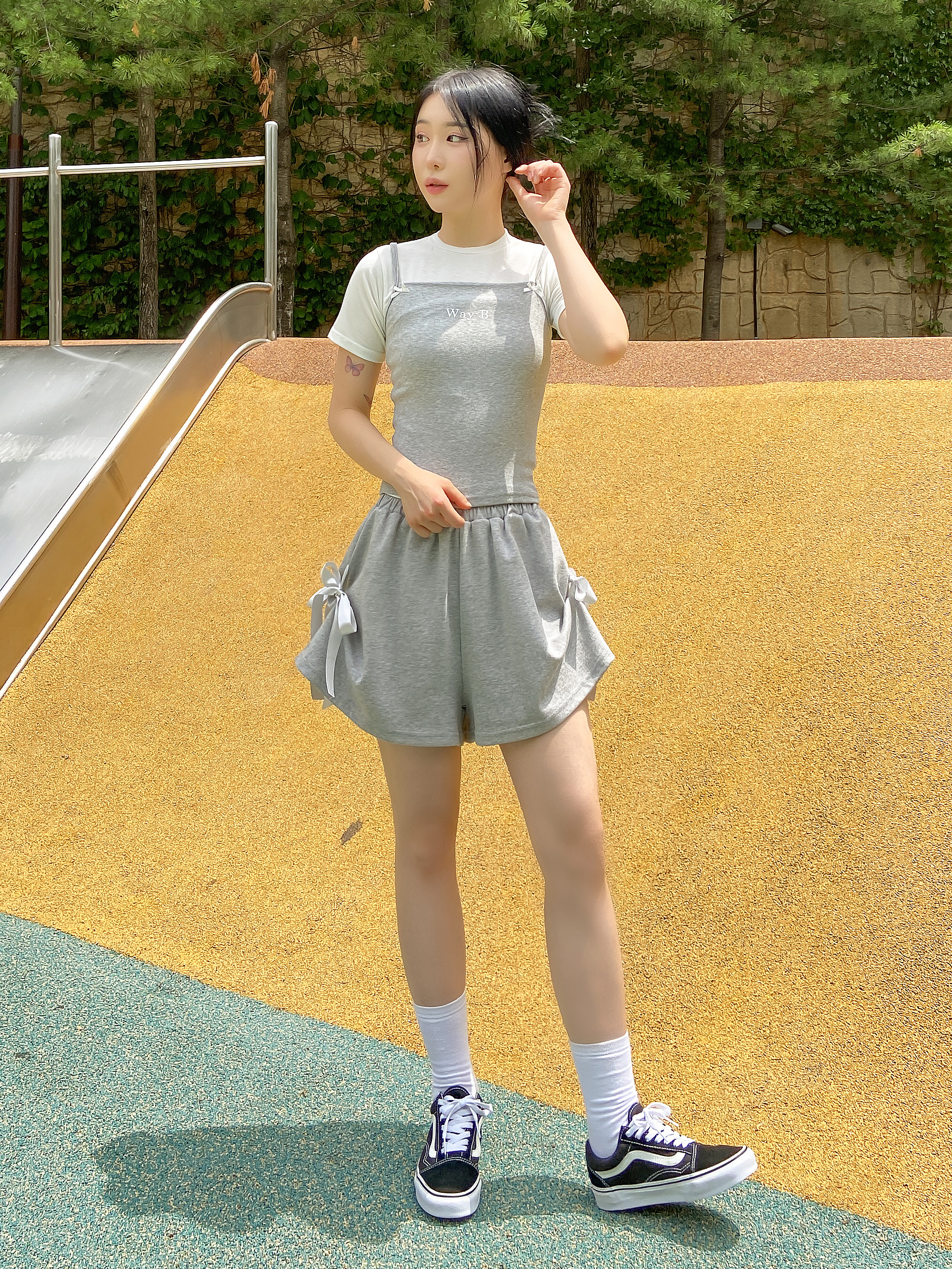 サイドリボンスウェットショートパンツ | 詳細画像10