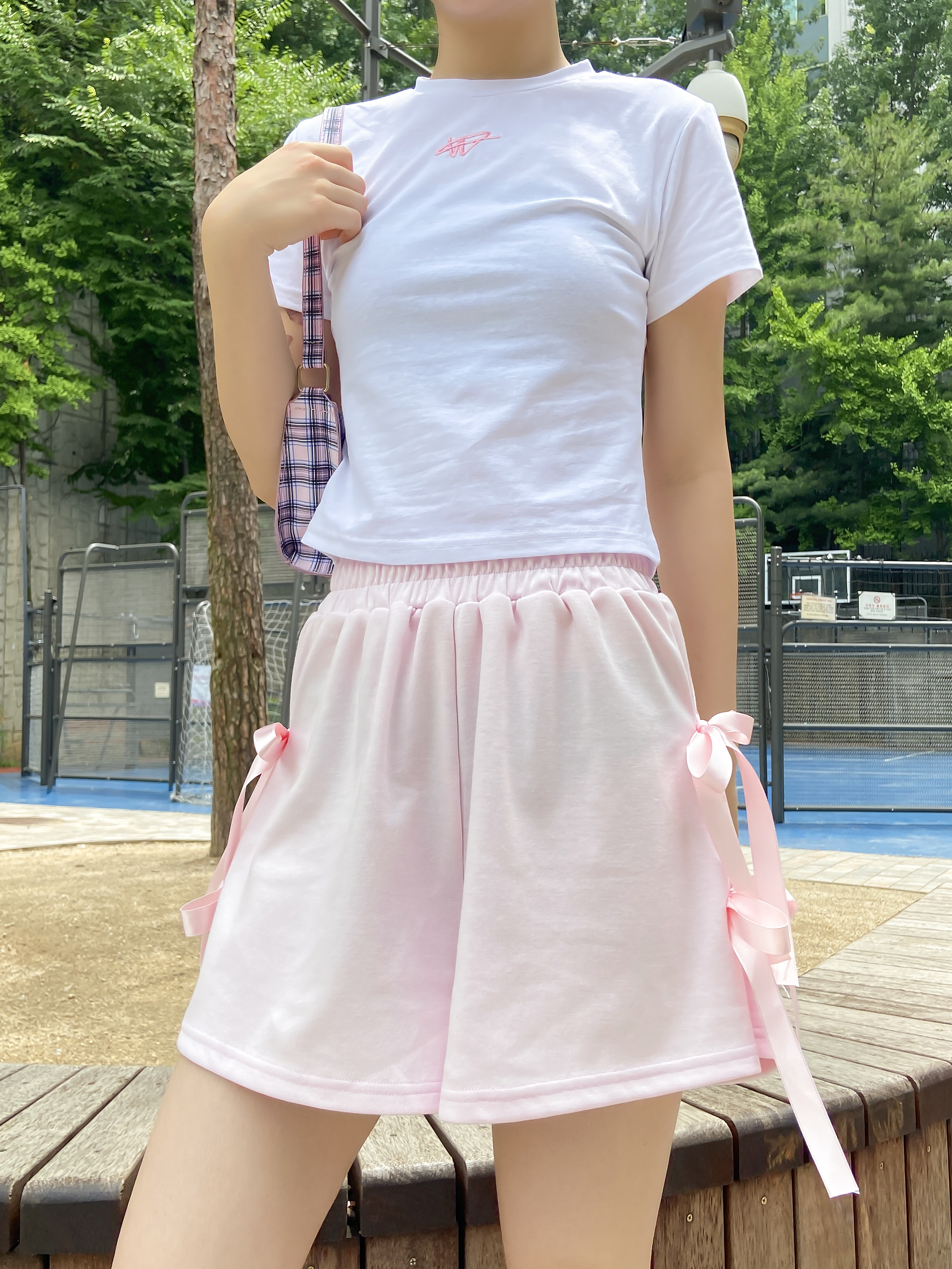 サイドリボンスウェットショートパンツ | 詳細画像4