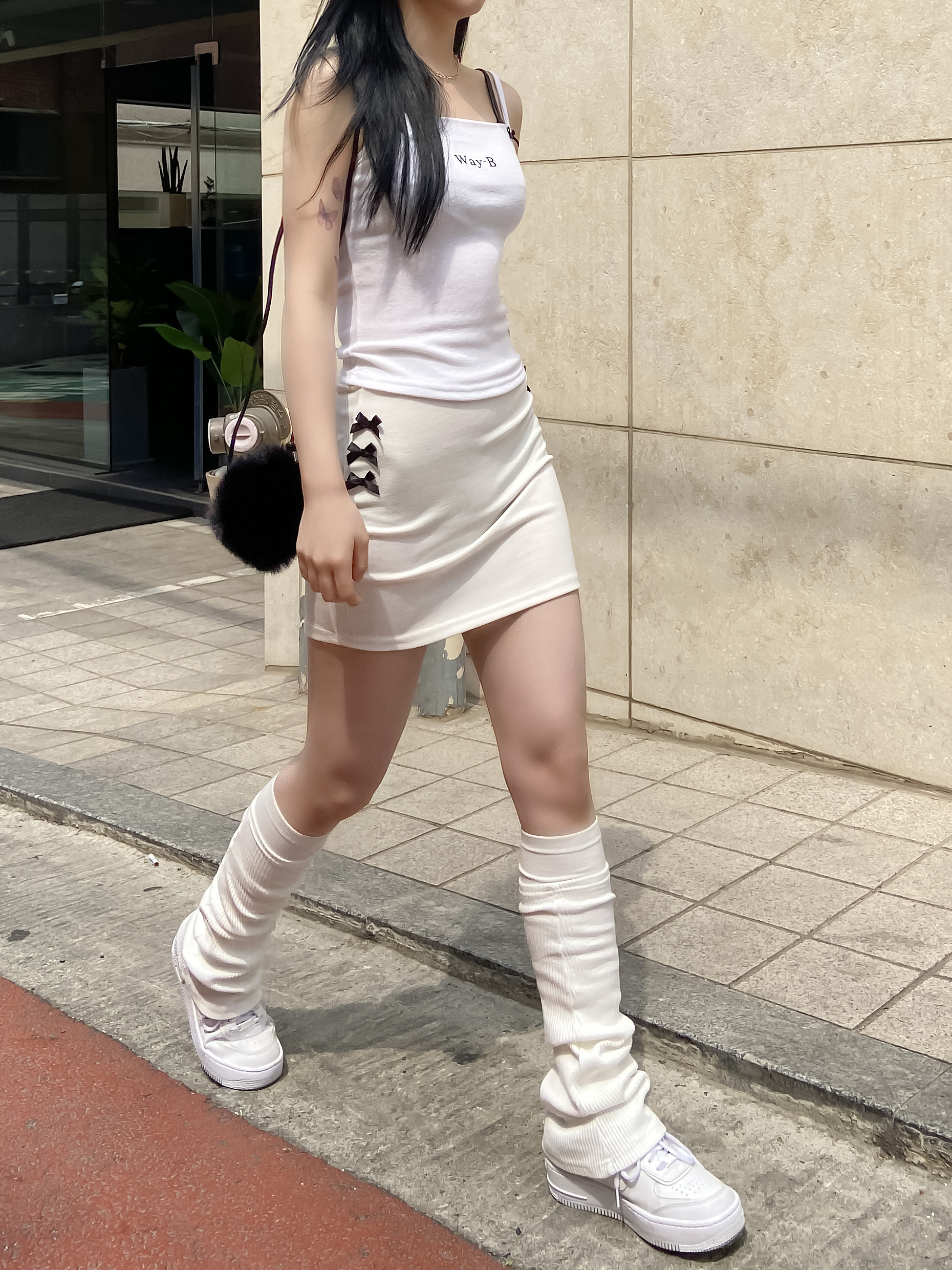 配色リボンミニスカート | 詳細画像11