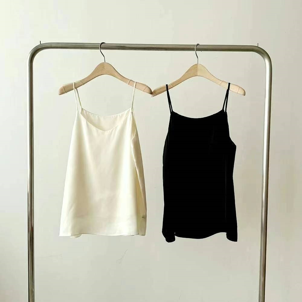 Vネックサテンキャミソールブラウス | 詳細画像9