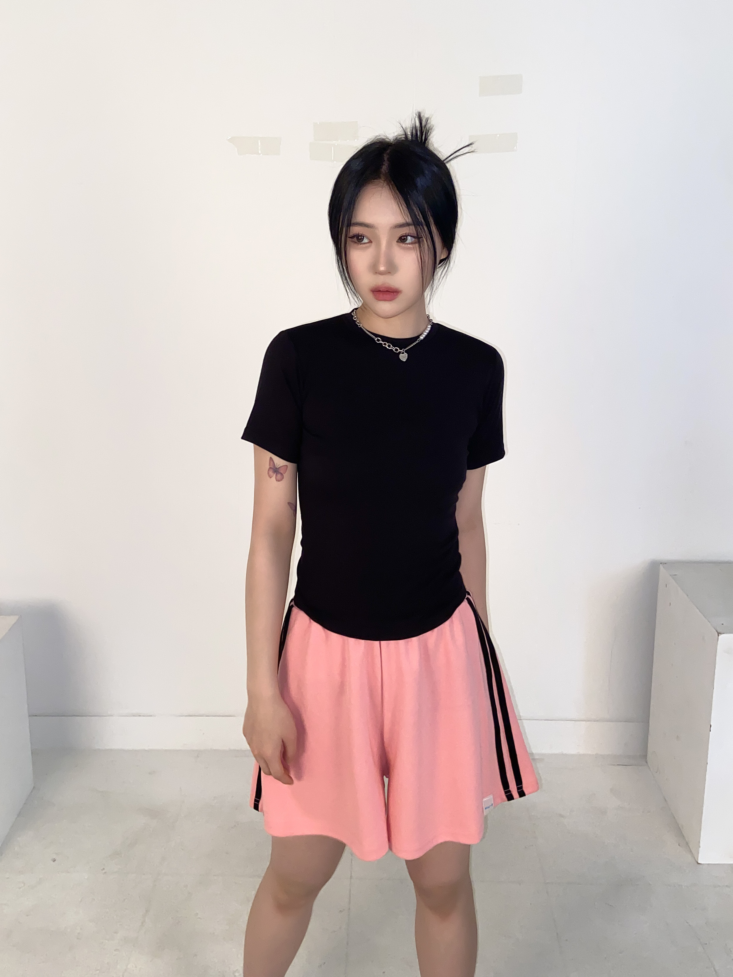 クロップドスリム半袖Tシャツ | 詳細画像4