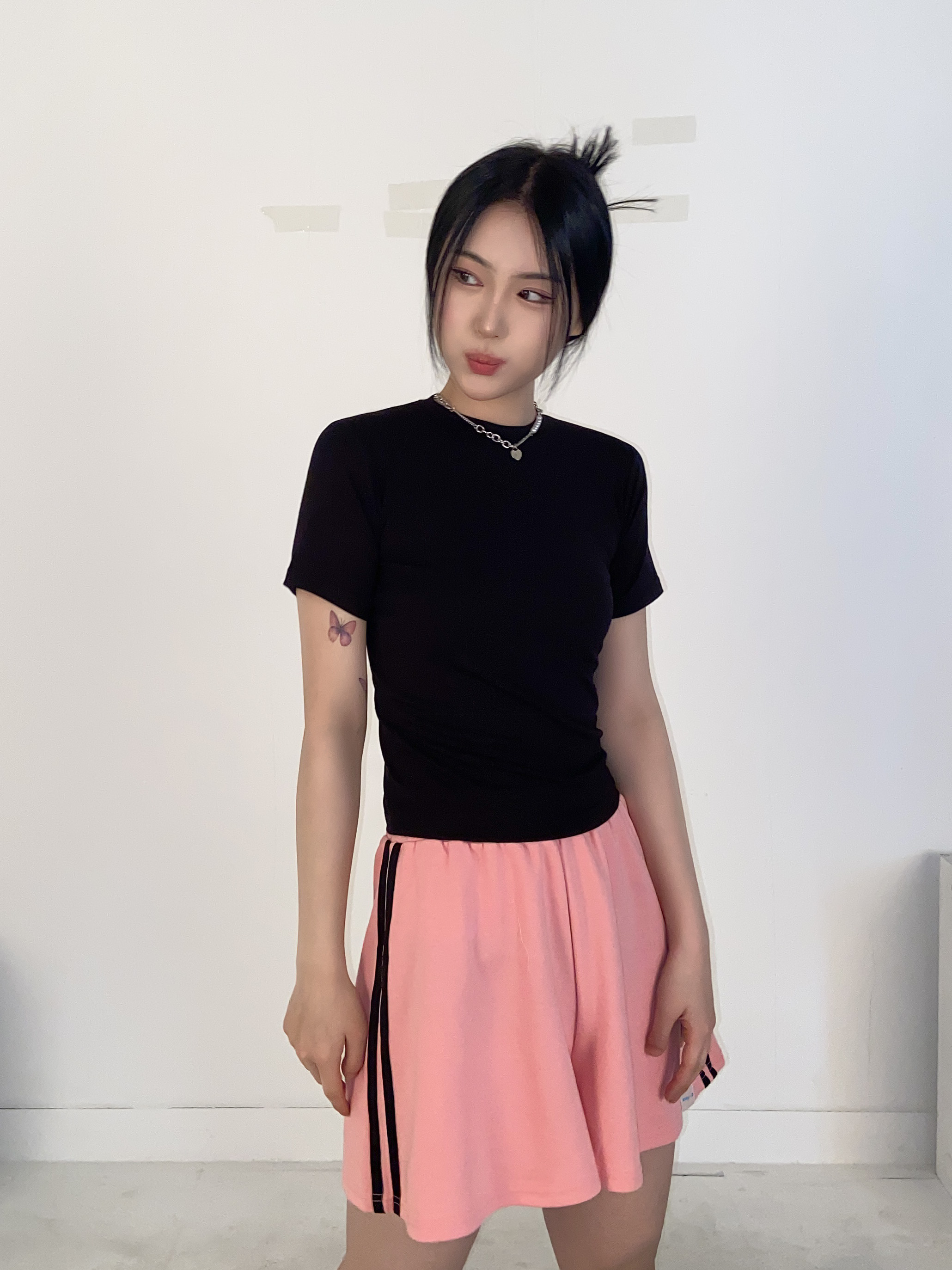 クロップドスリム半袖Tシャツ | 詳細画像5